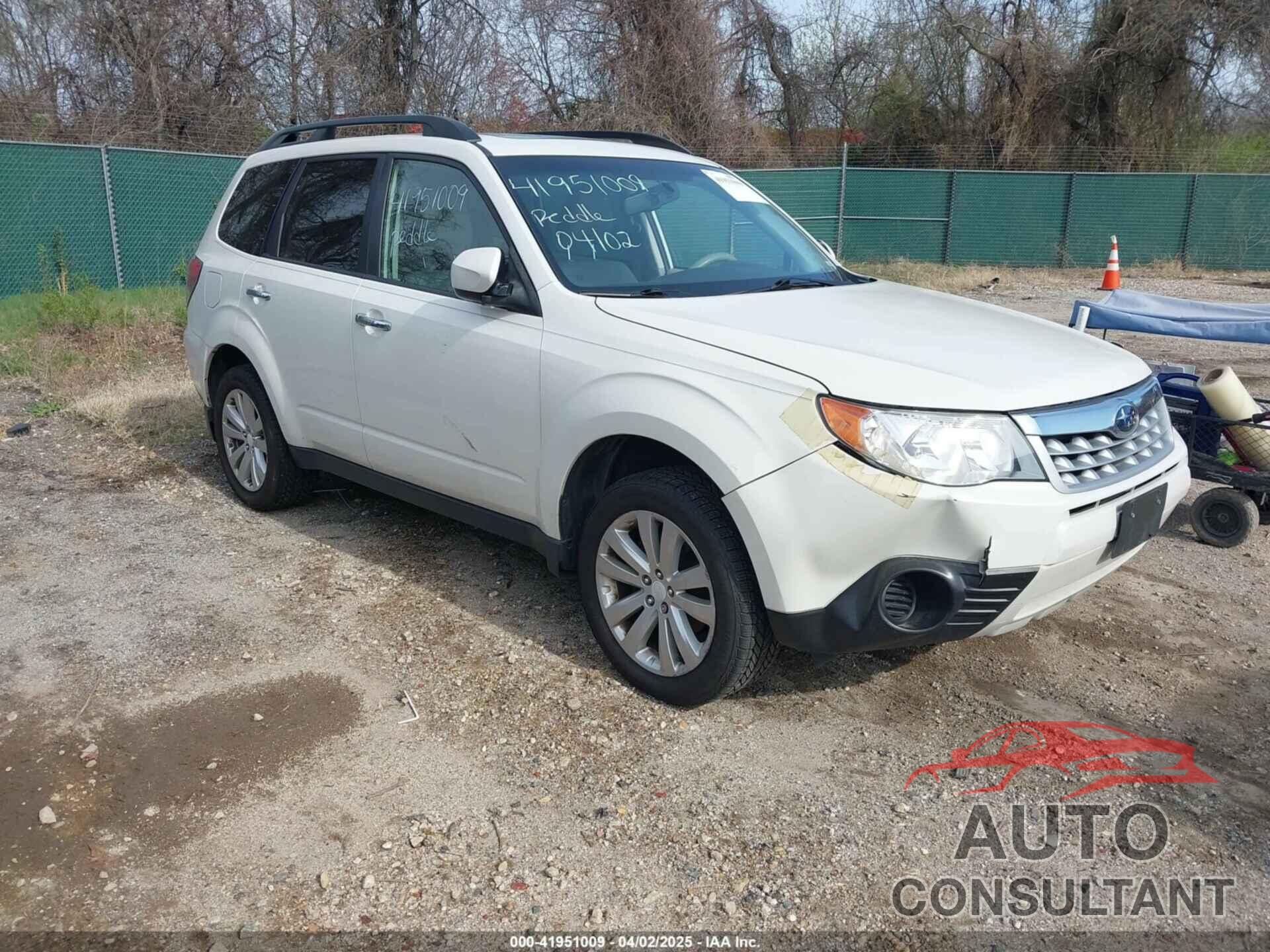 SUBARU FORESTER 2012 - JF2SHADCXCH411120
