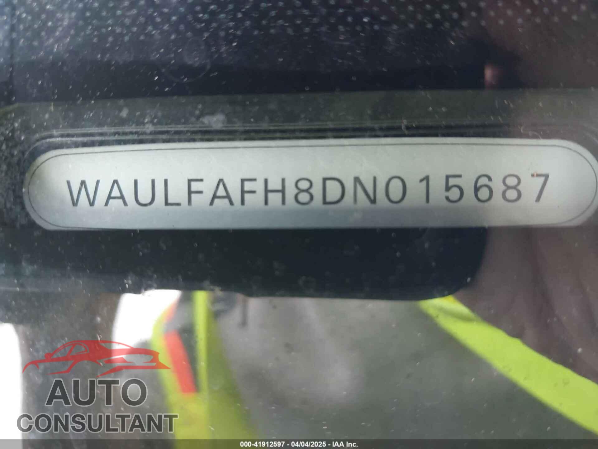 AUDI A5 2013 - WAULFAFH8DN015687