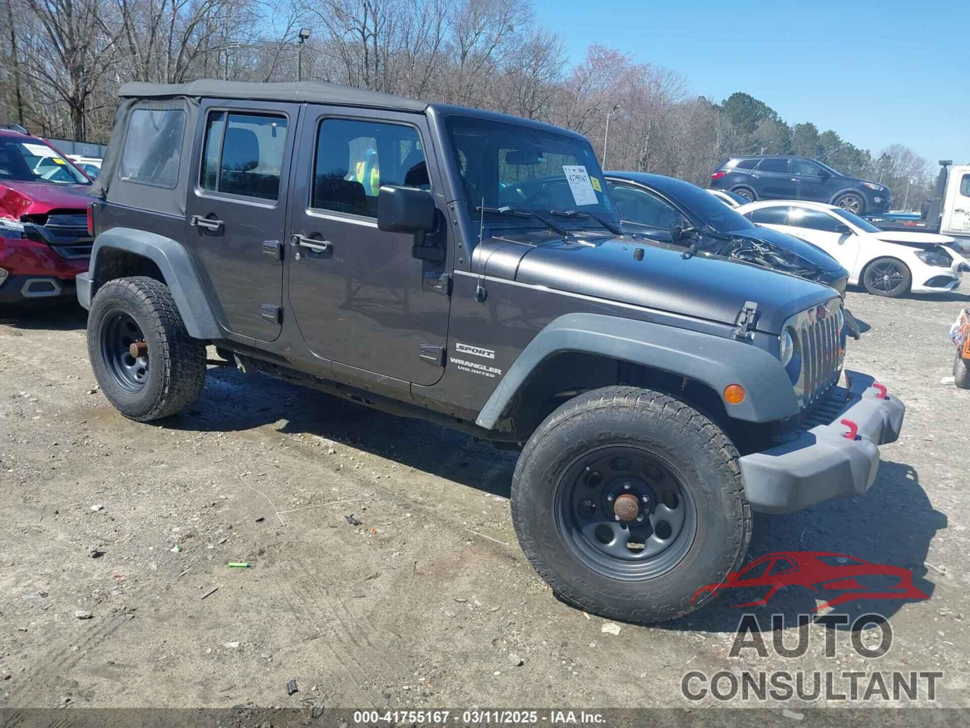 JEEP WRANGLER UNLIMITED 2016 - 1C4BJWDG1GL291598