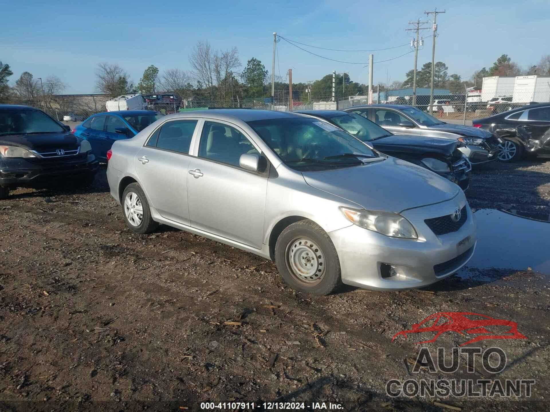 TOYOTA COROLLA 2009 - 2T1BU40E49C173961