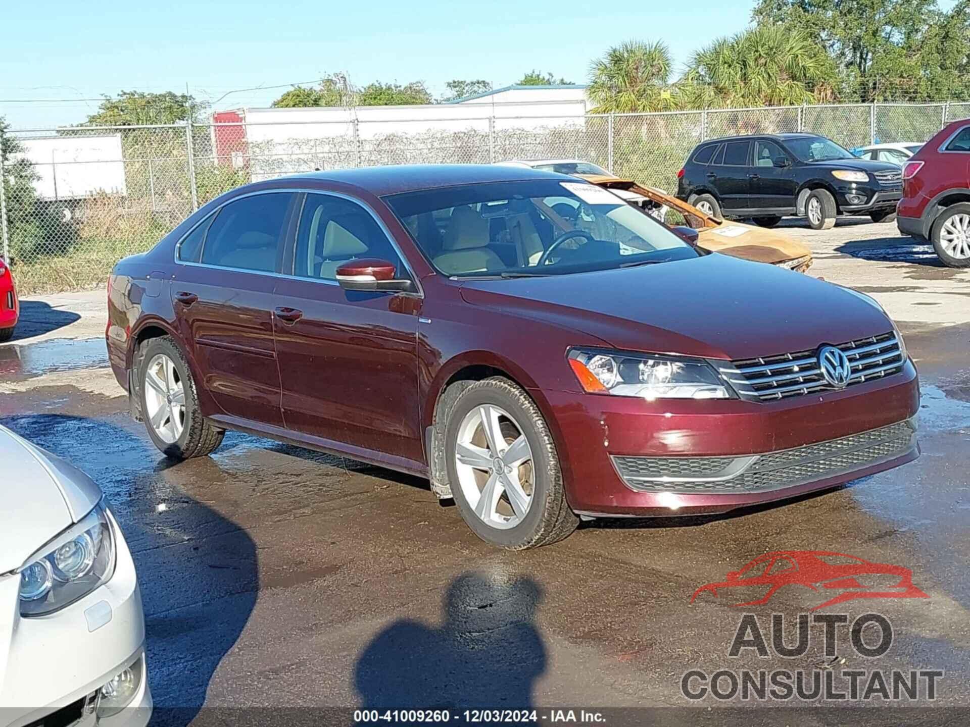 VOLKSWAGEN PASSAT 2014 - 1VWAT7A33EC058264