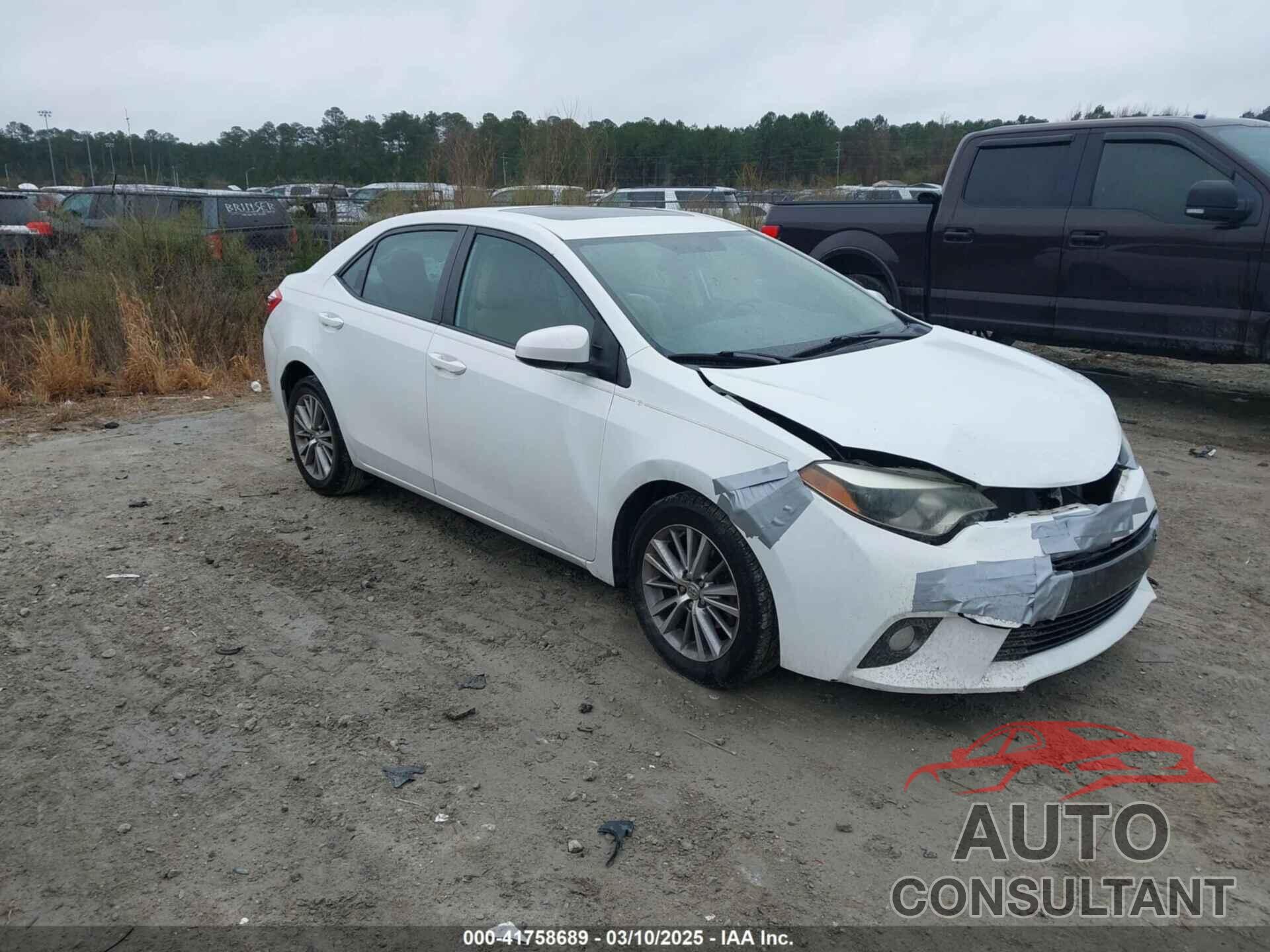 TOYOTA COROLLA 2015 - 2T1BURHE3FC265589
