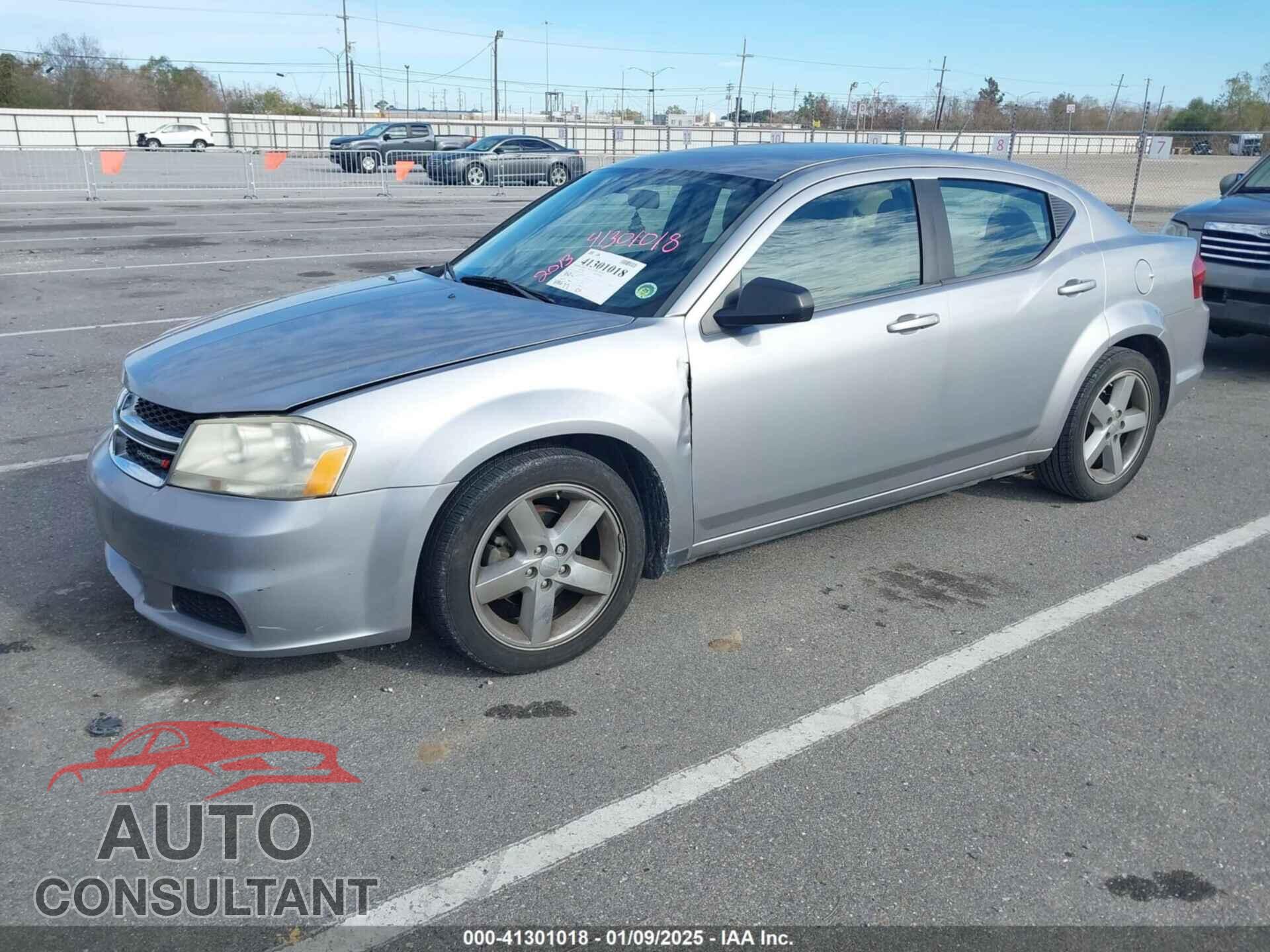 DODGE AVENGER 2013 - 1C3CDZAB8DN657695