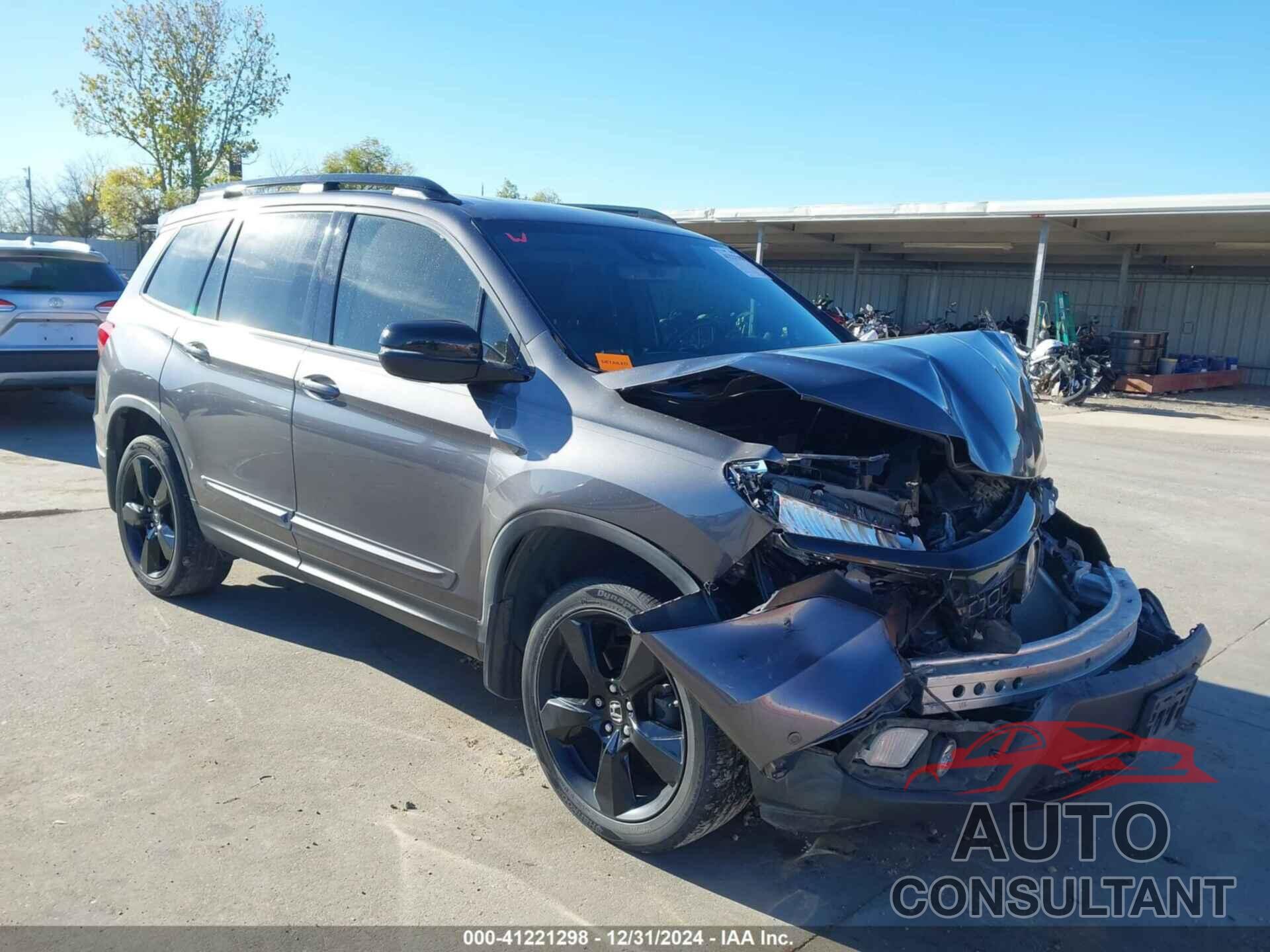 HONDA PASSPORT 2019 - 5FNYF8H07KB015720