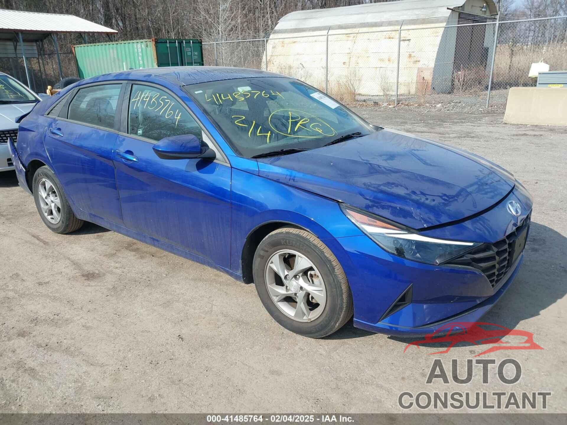 HYUNDAI ELANTRA 2021 - 5NPLL4AG6MH052183