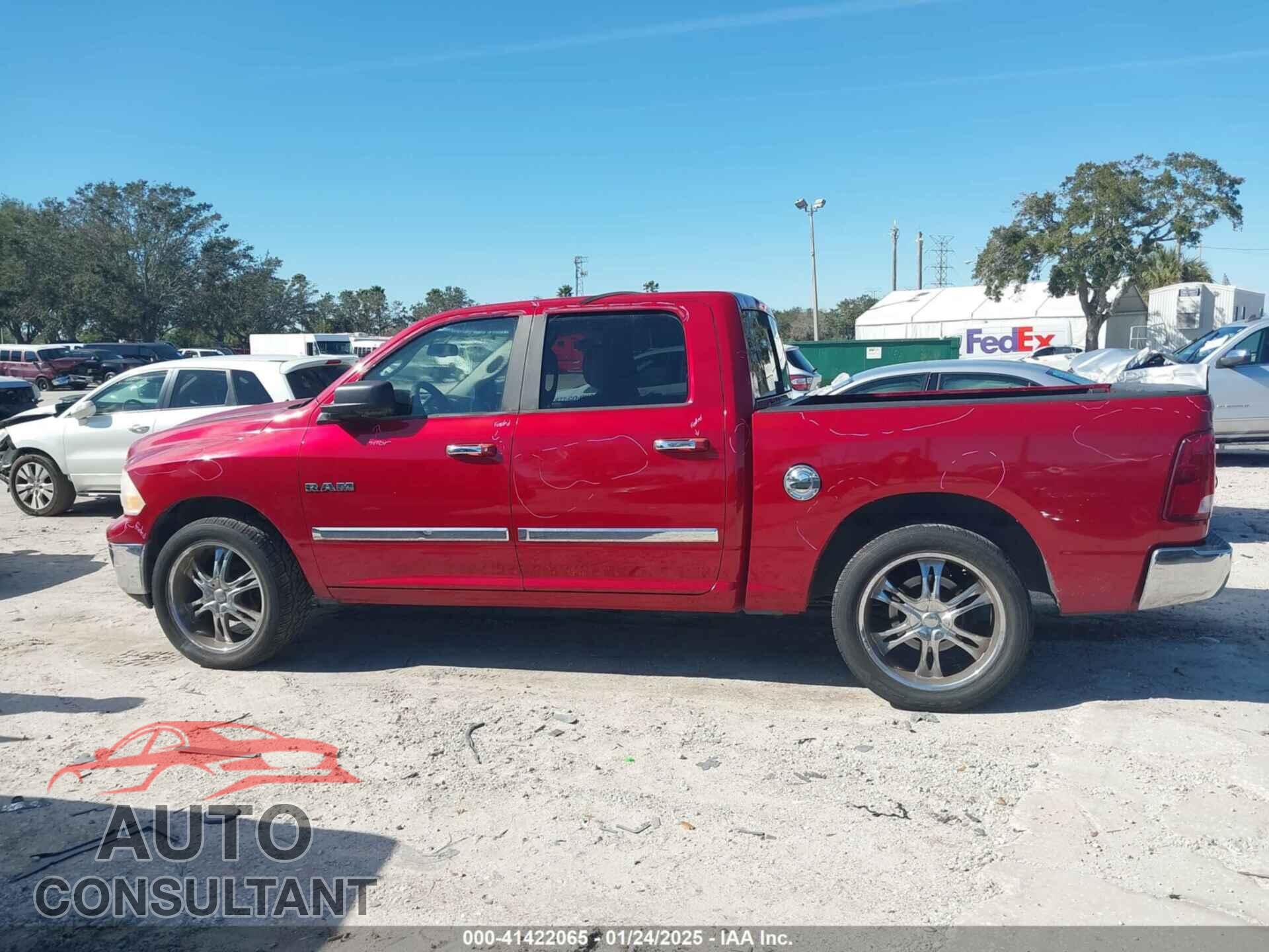 DODGE RAM 1500 2009 - 1D3HB13P89S769799