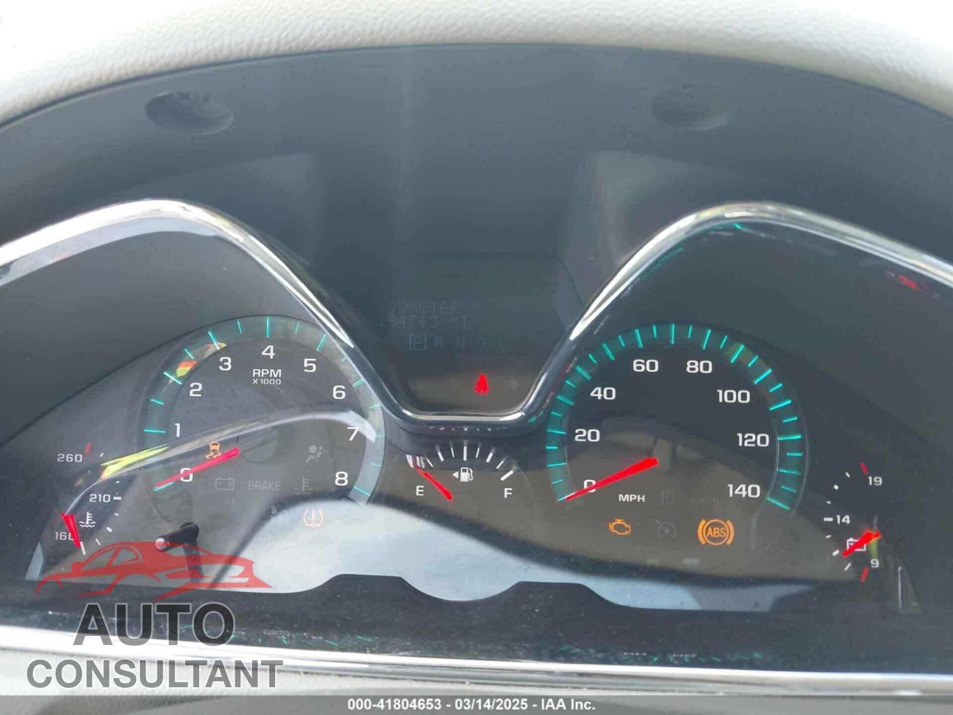 CHEVROLET TRAVERSE 2014 - 1GNKRFED8EJ101910