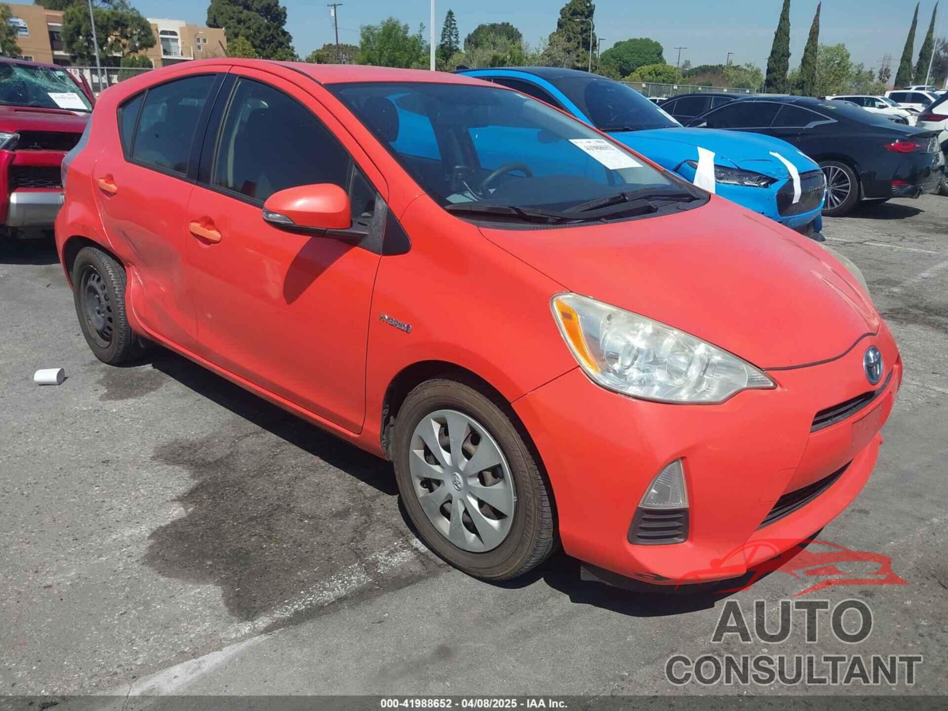 TOYOTA PRIUS C 2012 - JTDKDTB33C1020568