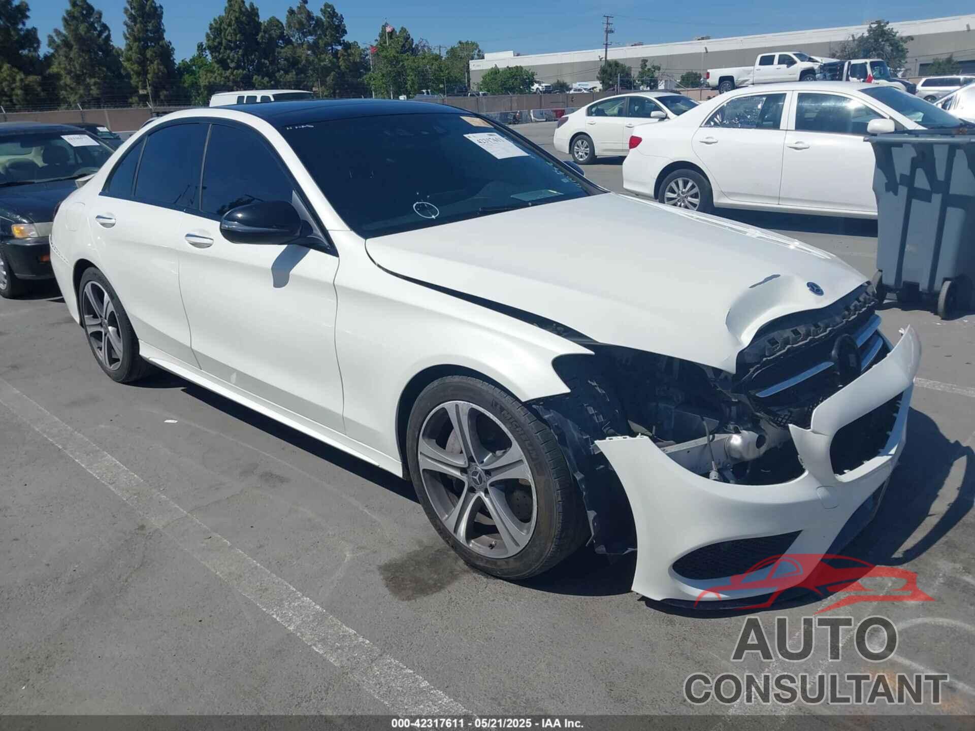 MERCEDES-BENZ C 300 2018 - WDDWF4JB4JR410772