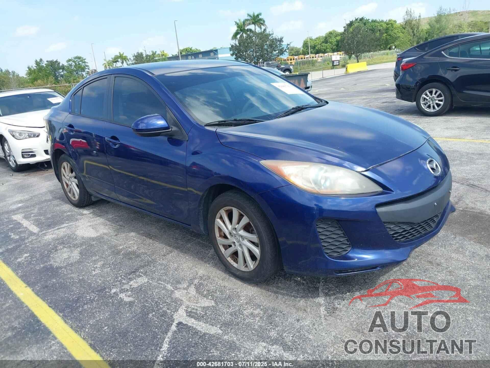 MAZDA MAZDA3 2012 - JM1BL1V74C1628735