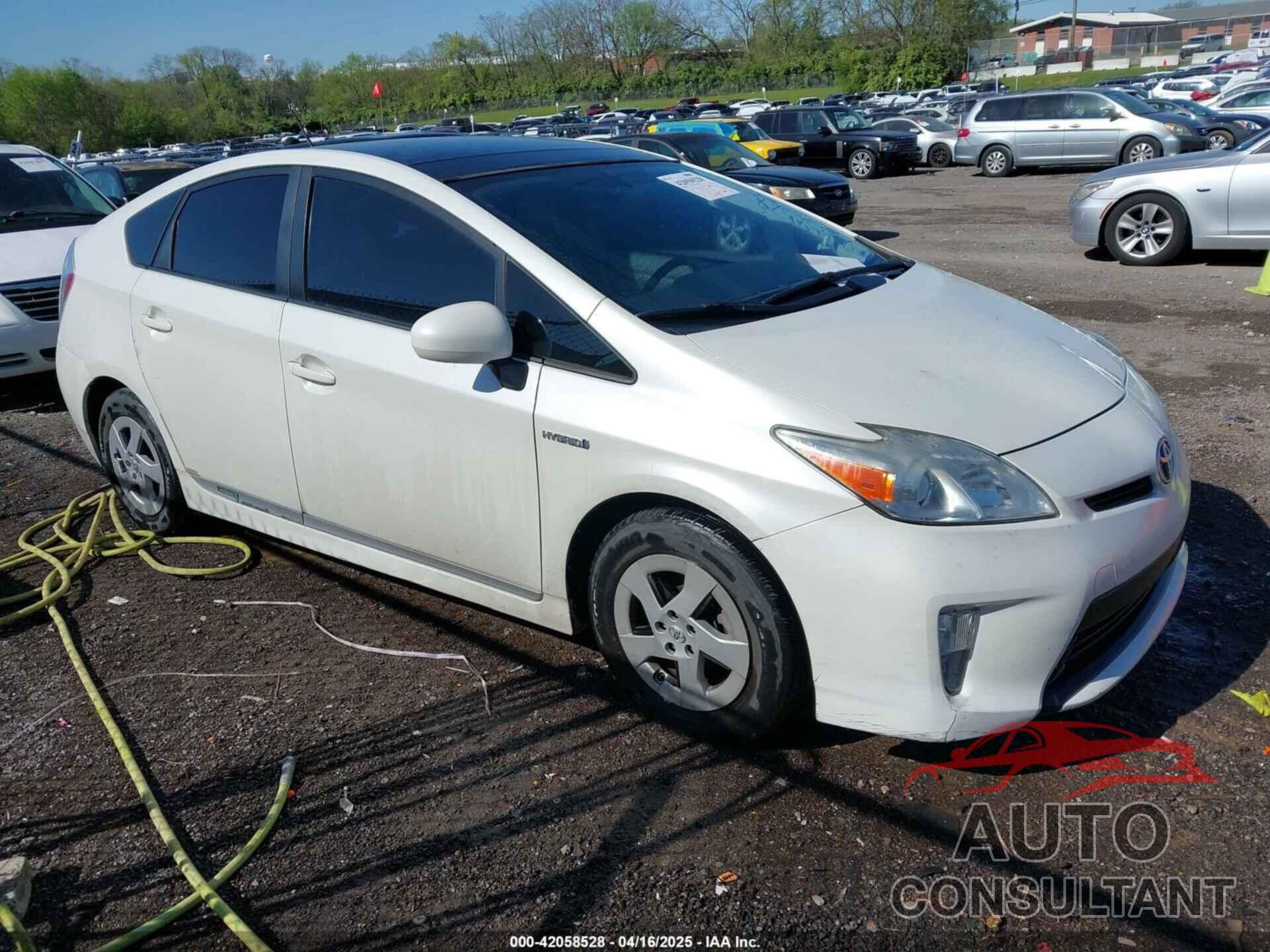TOYOTA PRIUS 2012 - JTDKN3DUXC1568215