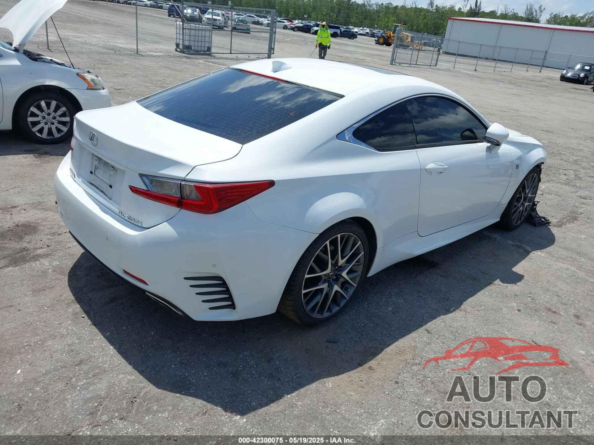 LEXUS RC 200T 2017 - JTHHA5BC4H5006501
