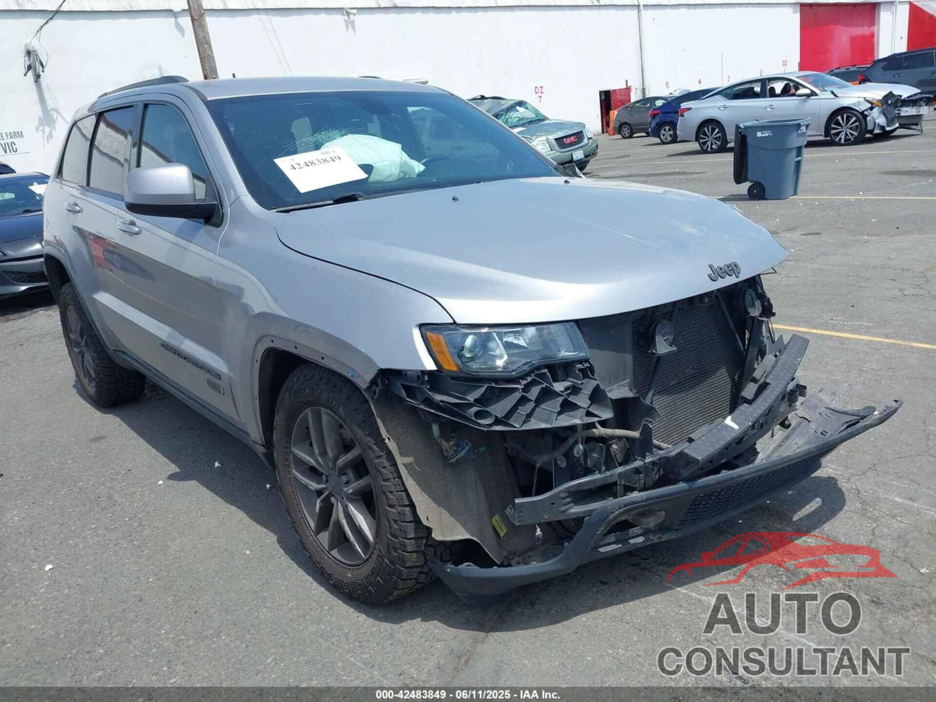 JEEP GRAND CHEROKEE 2016 - 1C4RJFAG0GC377469