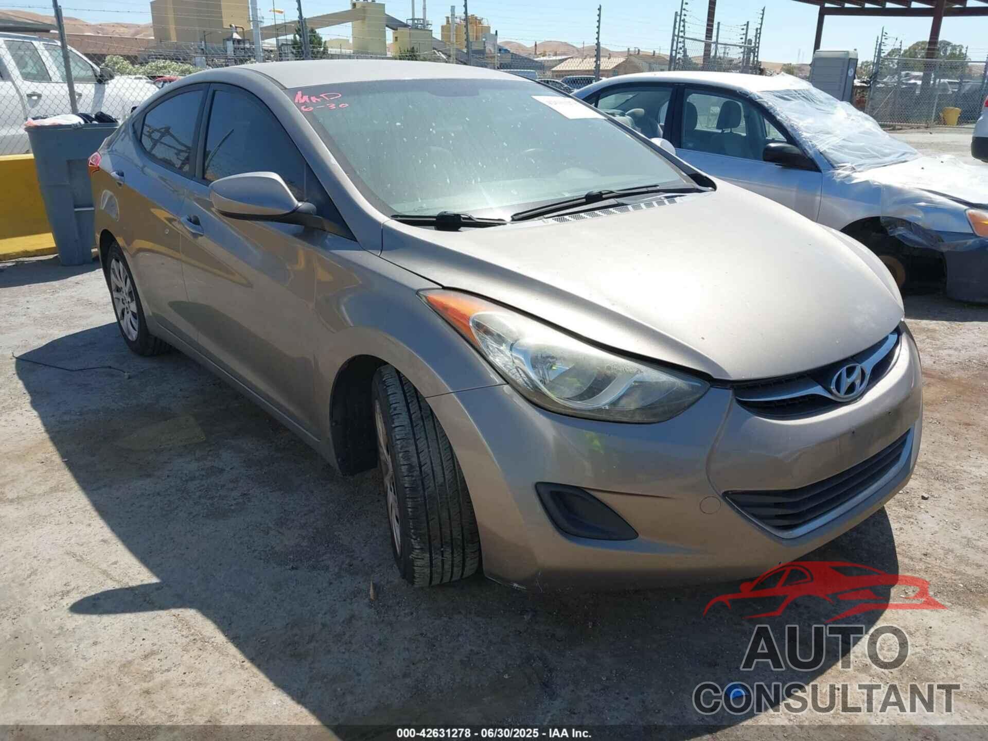 HYUNDAI ELANTRA 2012 - 5NPDH4AEXCH133190