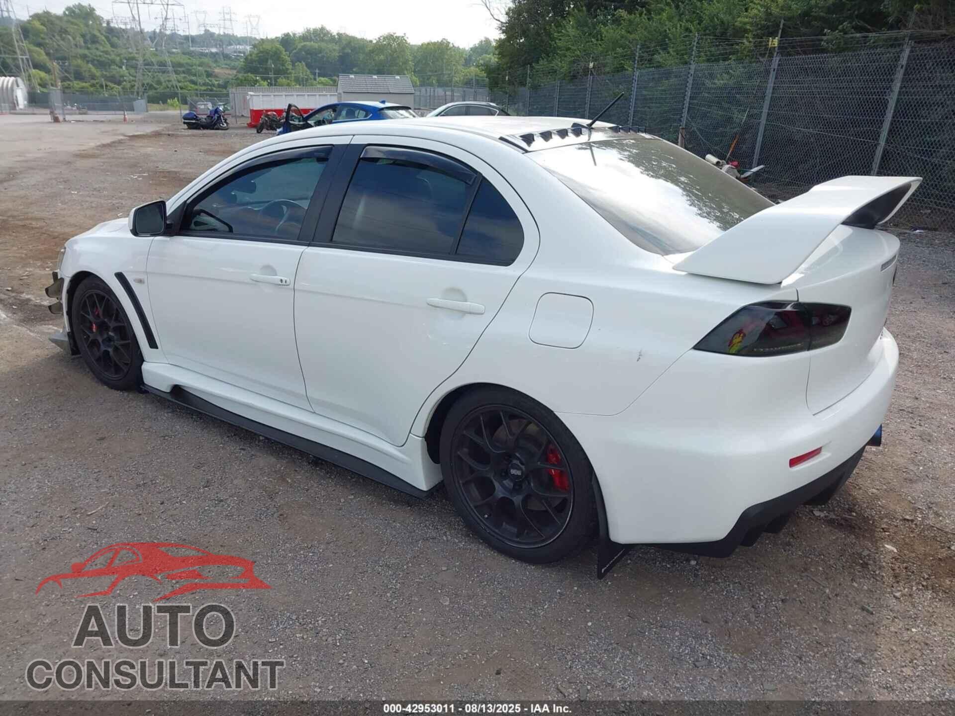 MITSUBISHI LANCER EVOLUTION 2011 - JA32W8FV0BU043658