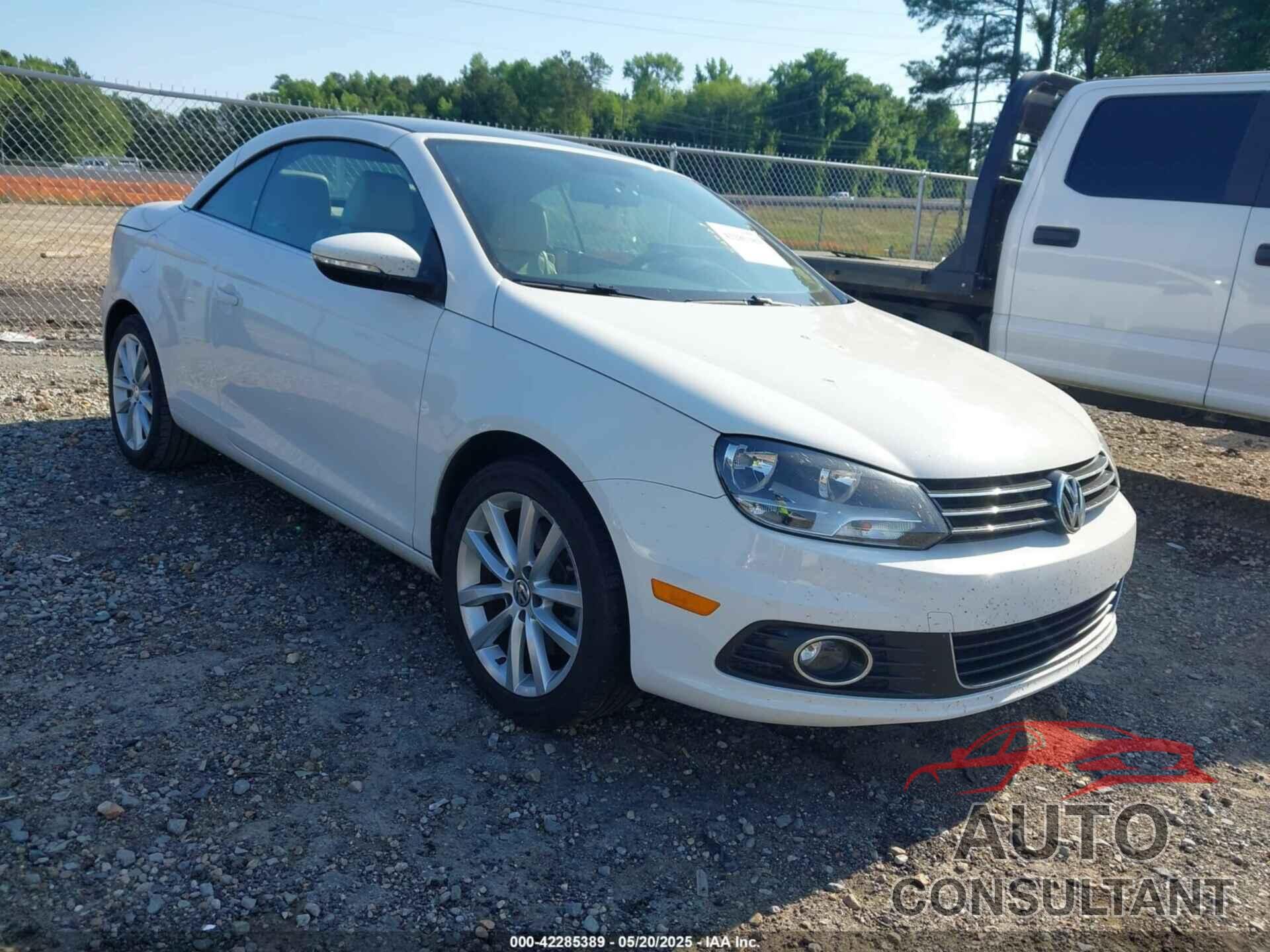 VOLKSWAGEN EOS 2013 - WVWBW8AH0DV006674