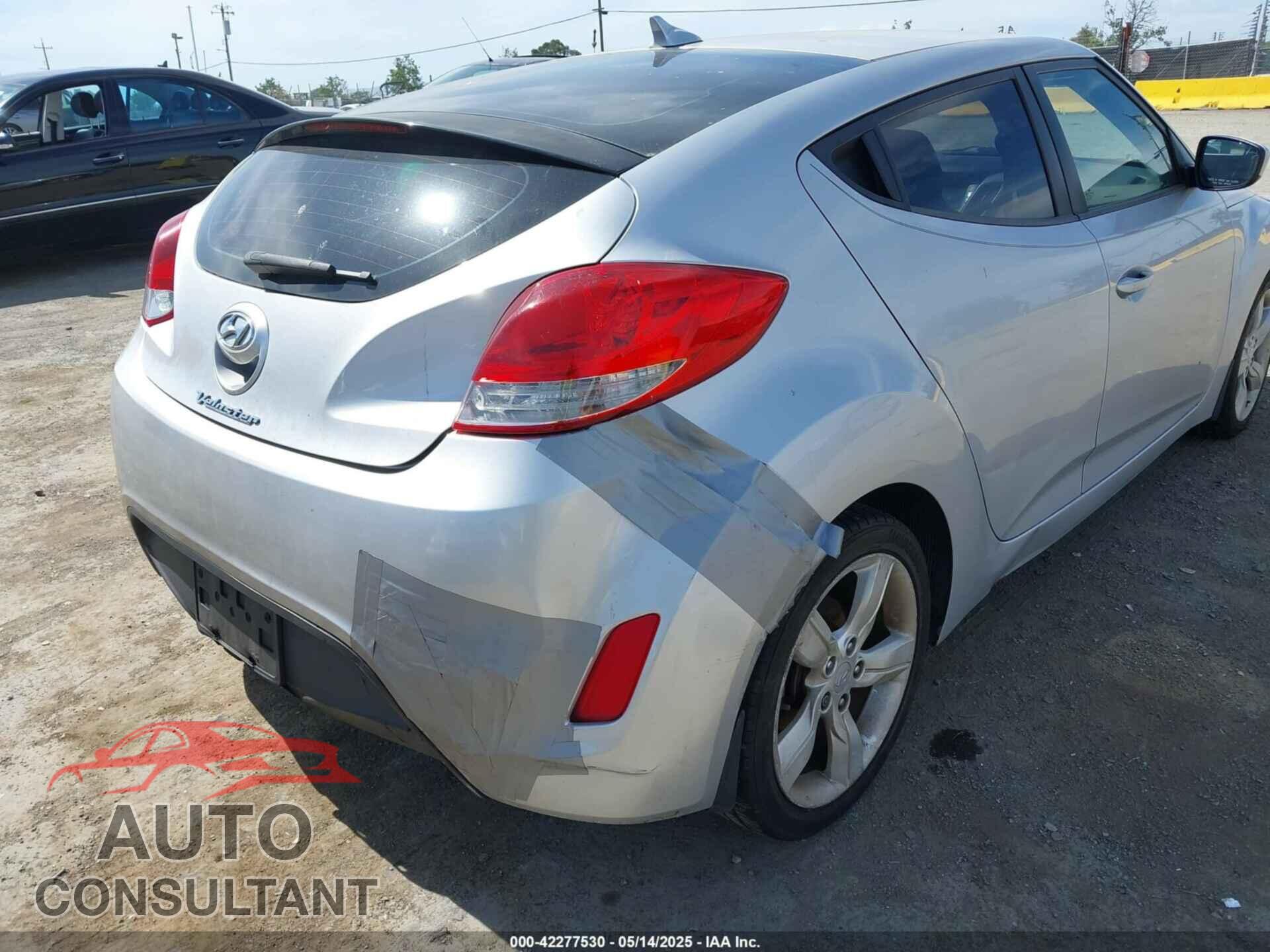 HYUNDAI VELOSTER 2012 - KMHTC6AD5CU048370