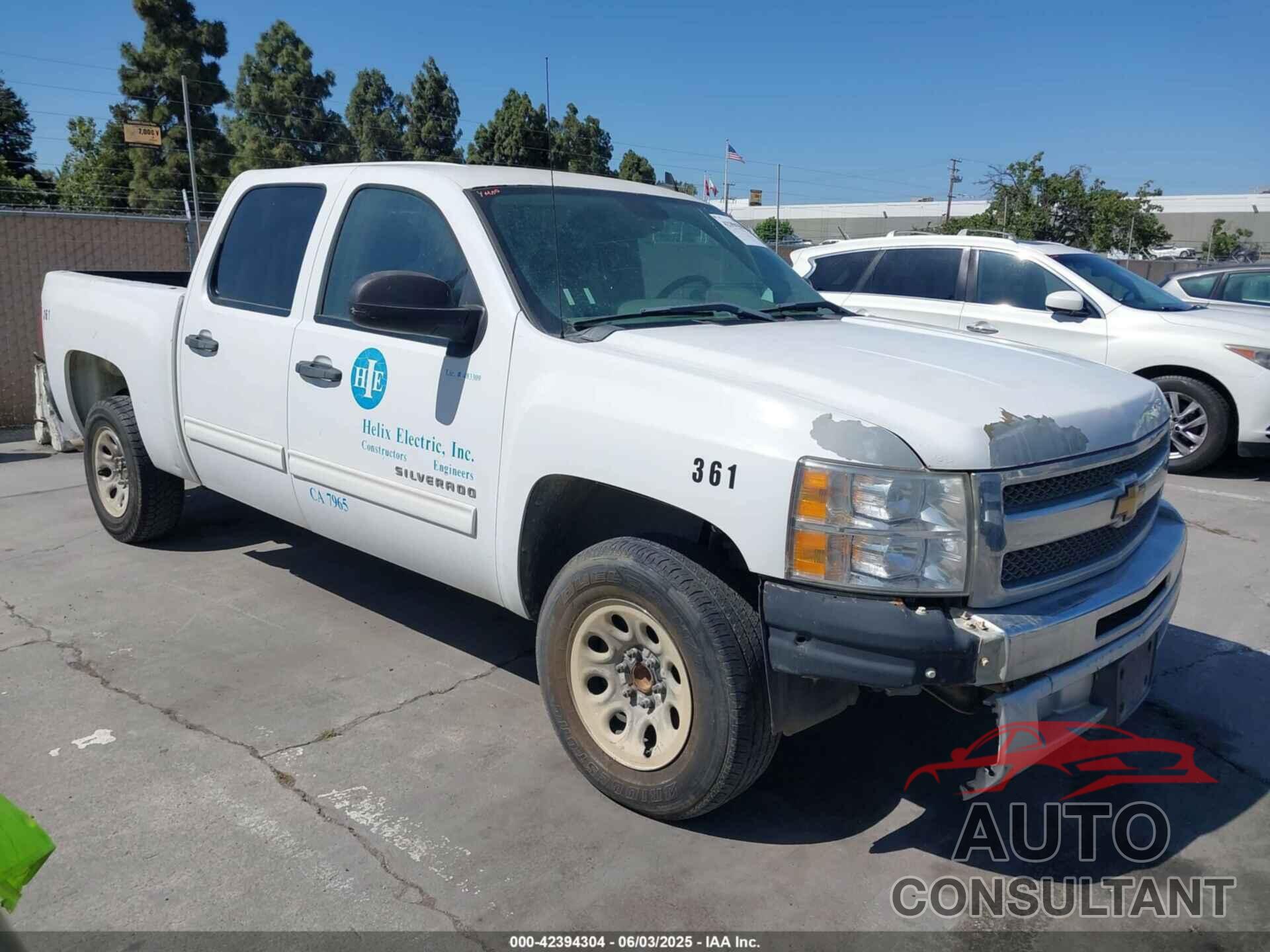 CHEVROLET SILVERADO 1500 2012 - 3GCPCREA5CG195542