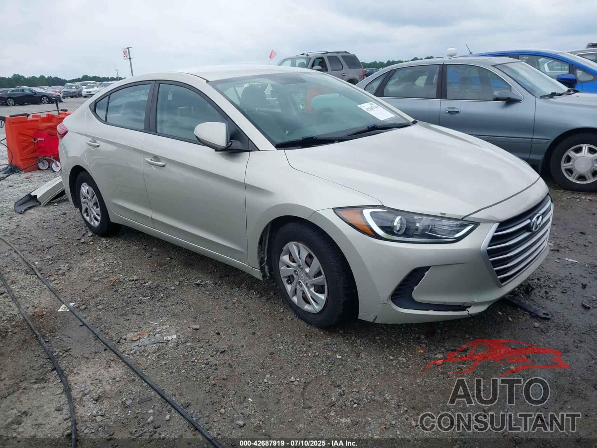 HYUNDAI ELANTRA 2017 - 5NPD74LF1HH162044