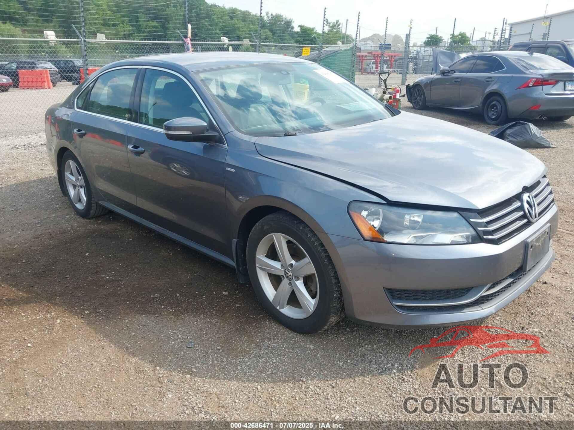 VOLKSWAGEN PASSAT 2014 - 1VWAS7A34EC044151