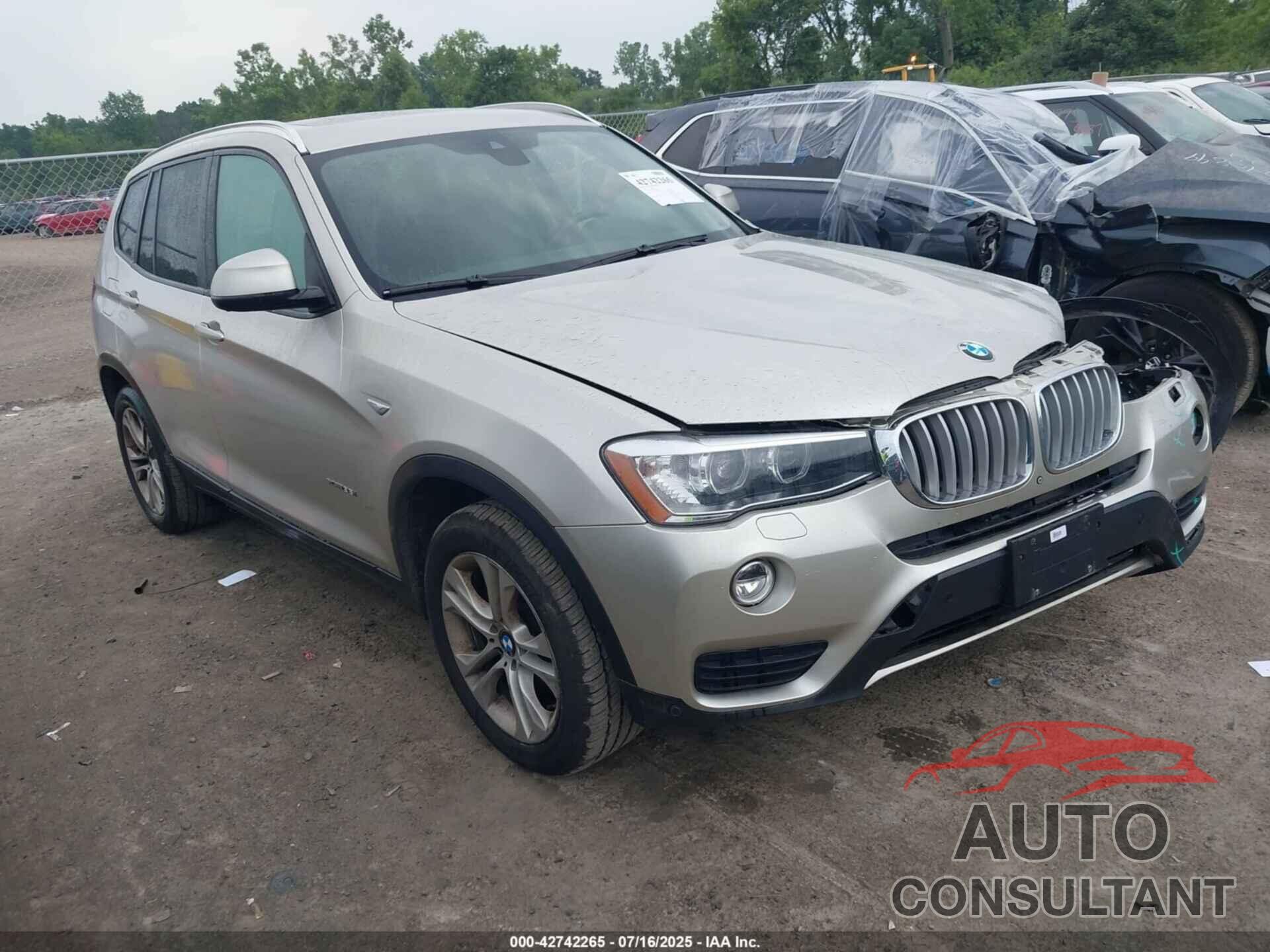 BMW X3 2015 - 5UXWX7C5XF0K34160
