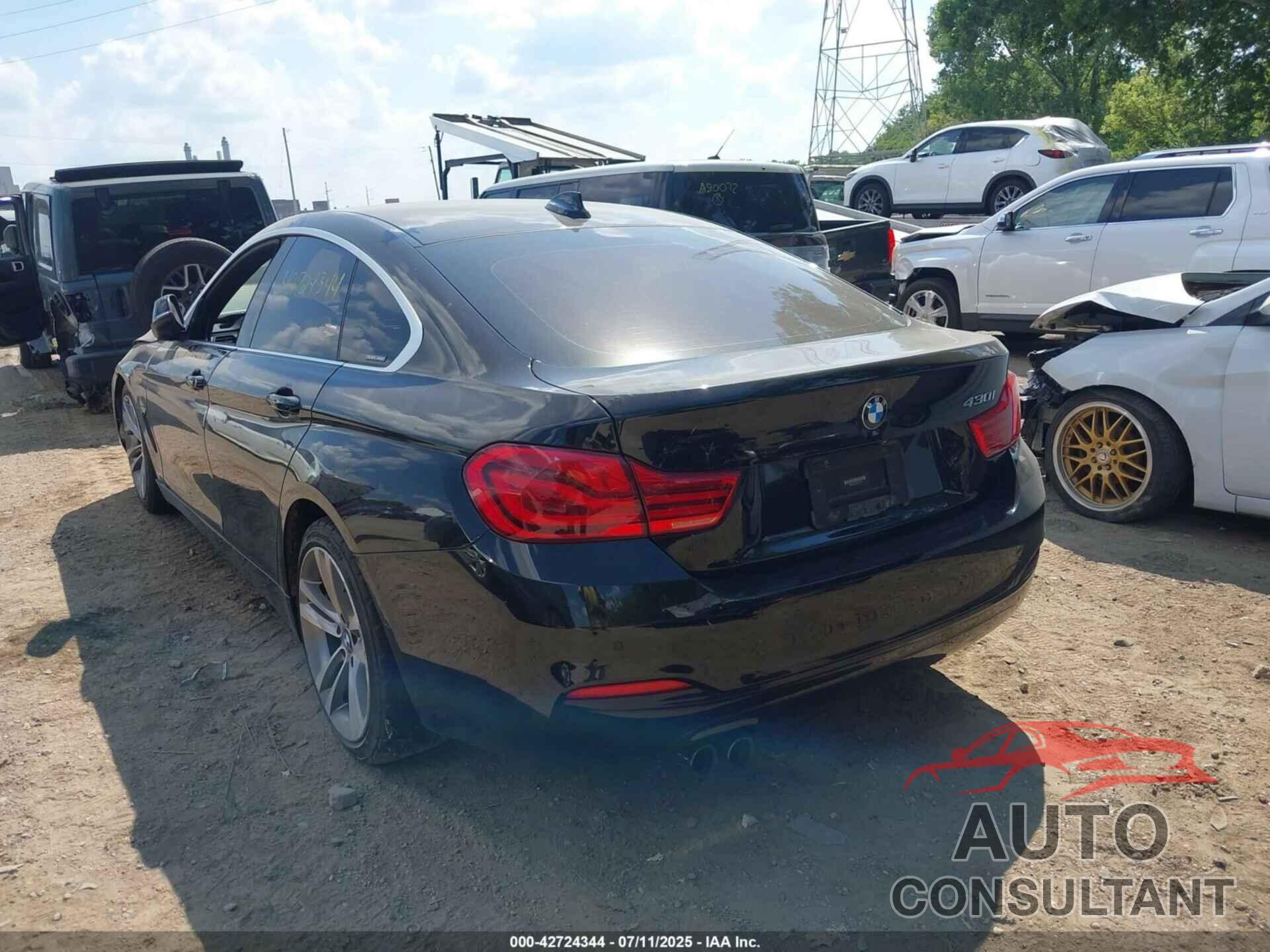 BMW 430I GRAN COUPE 2018 - WBA4J1C51JBG77723