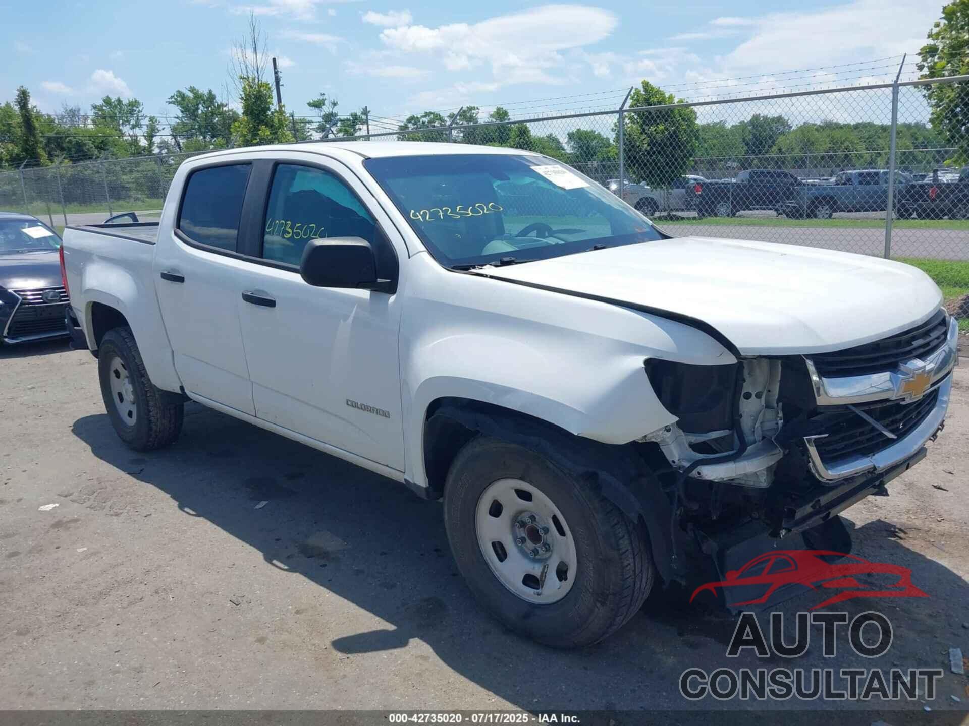 CHEVROLET COLORADO 2017 - 1GCGSBEA4H1300121