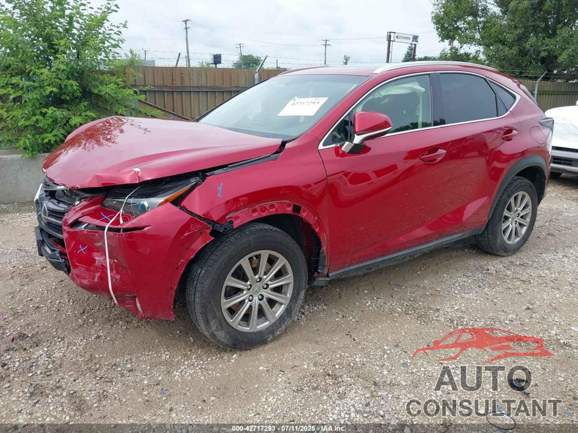 LEXUS NX 200T 2016 - JTJBARBZXG2092655