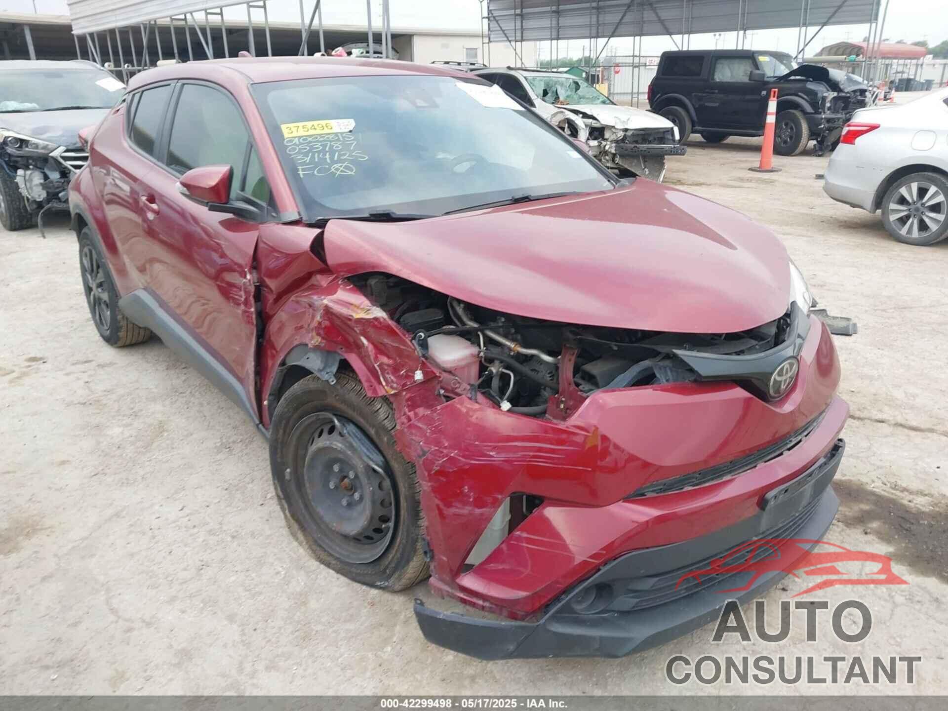 TOYOTA C-HR 2019 - JTNKHMBX5K1053787