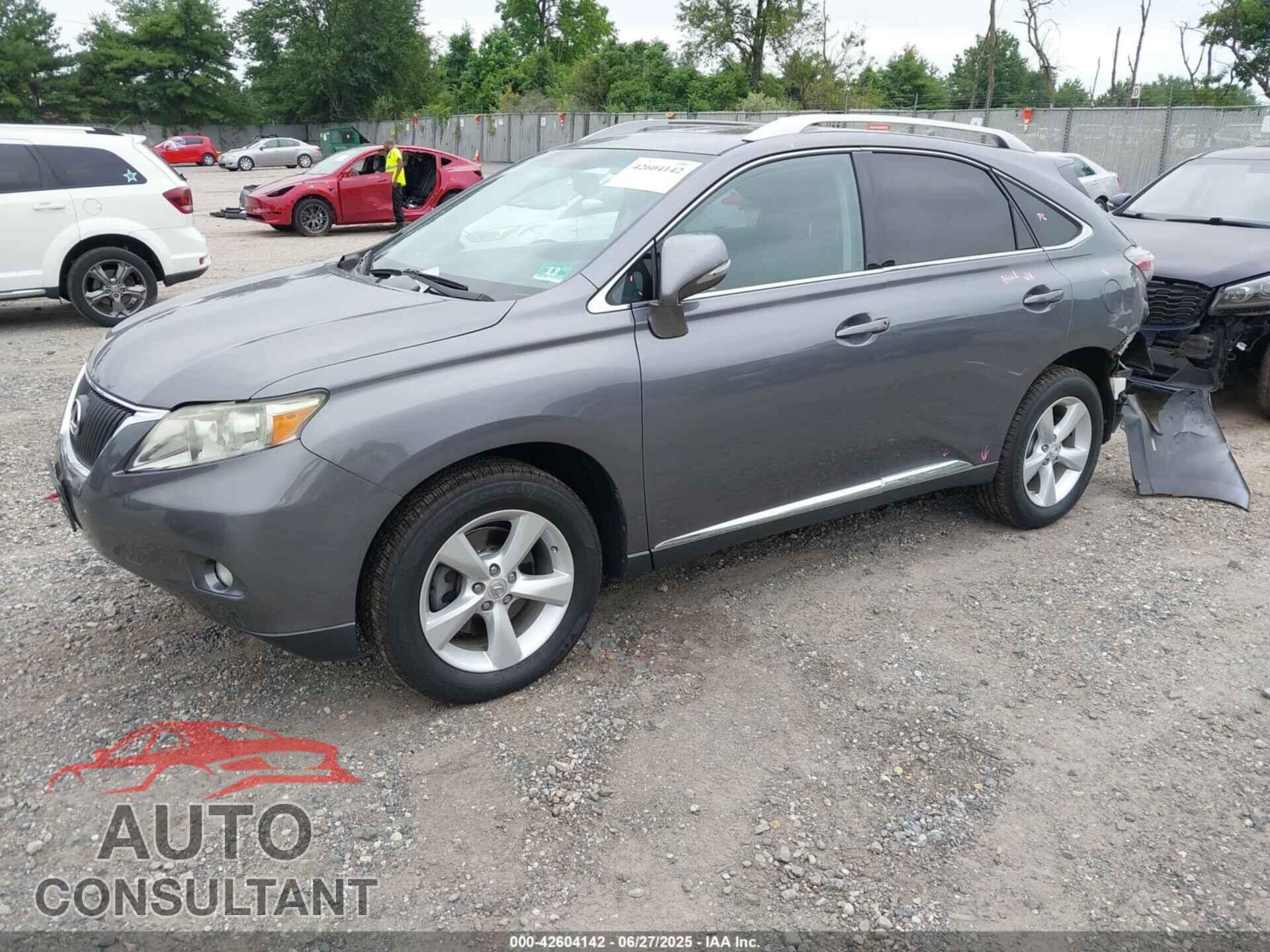 LEXUS RX 350 2012 - 2T2BK1BA7CC136792