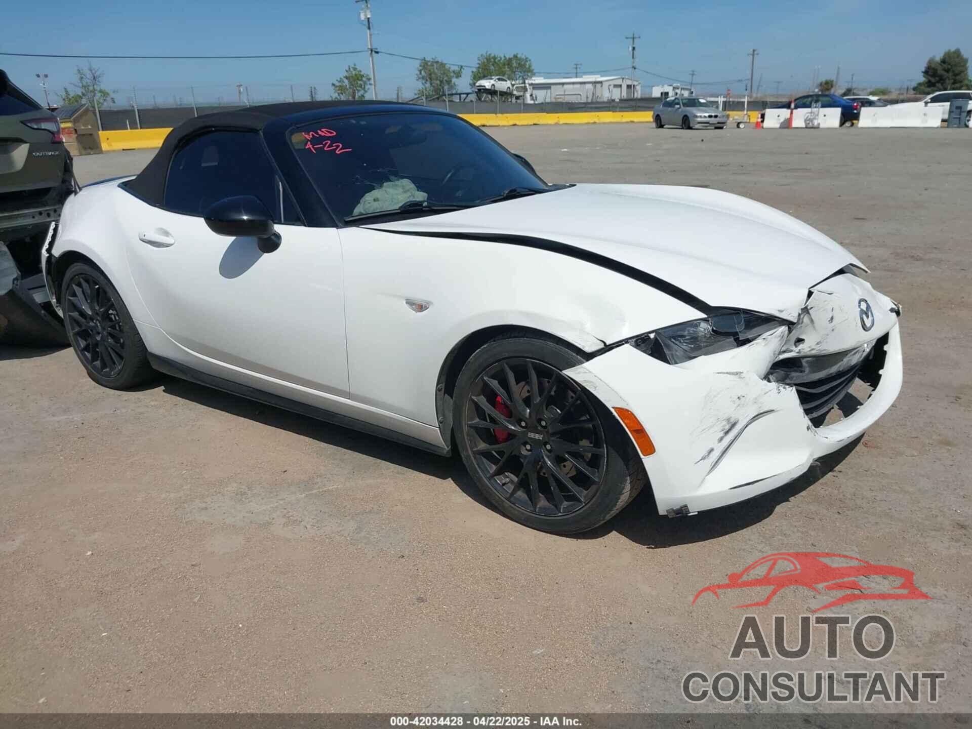 MAZDA MX-5 MIATA 2016 - JM1NDAC71G0119274