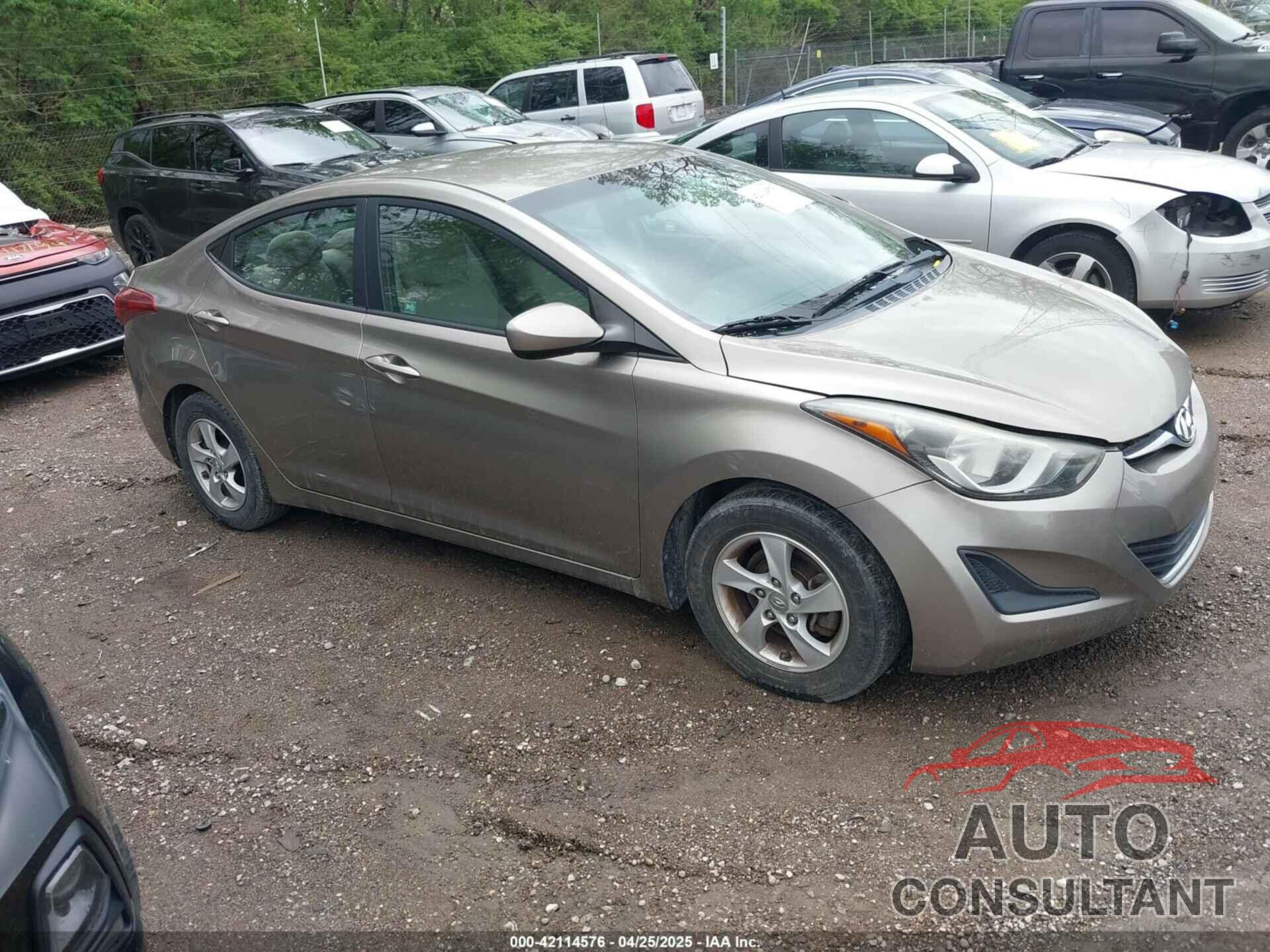 HYUNDAI ELANTRA 2014 - 5NPDH4AE2EH462338