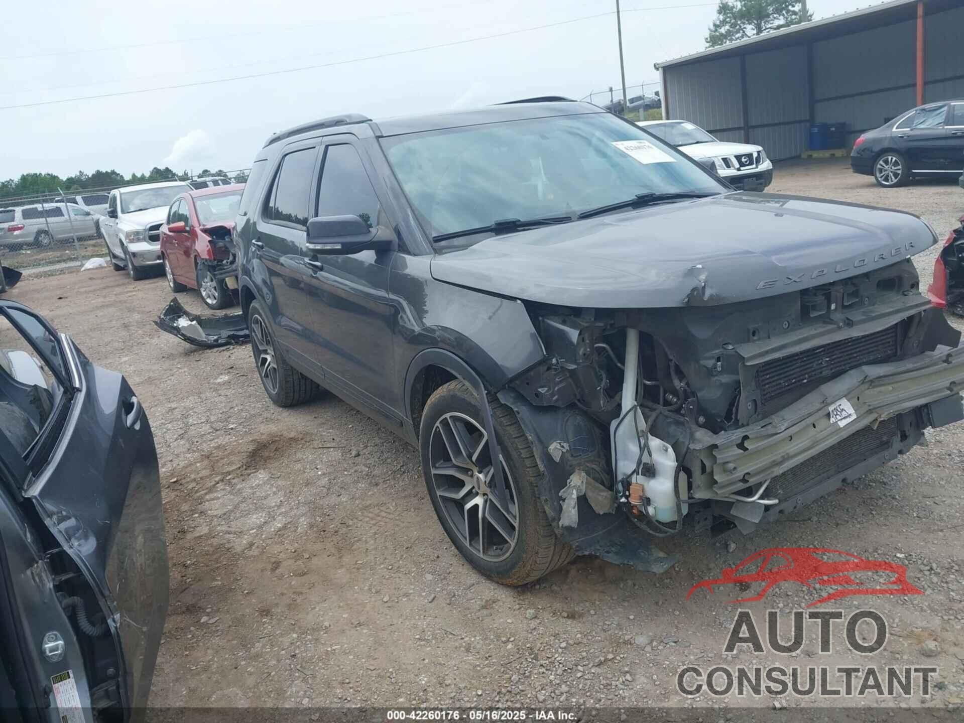 FORD EXPLORER 2017 - 1FM5K8GTXHGD78159