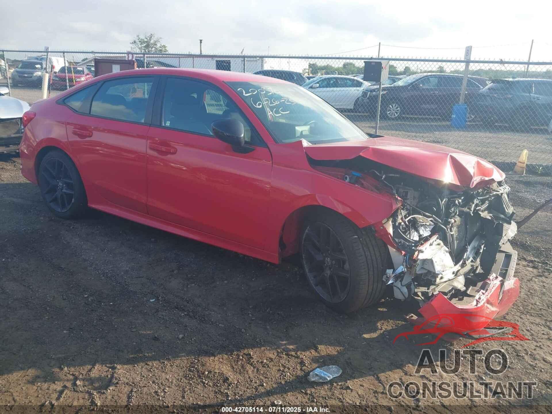 HONDA CIVIC 2022 - 2HGFE2F54NH604729