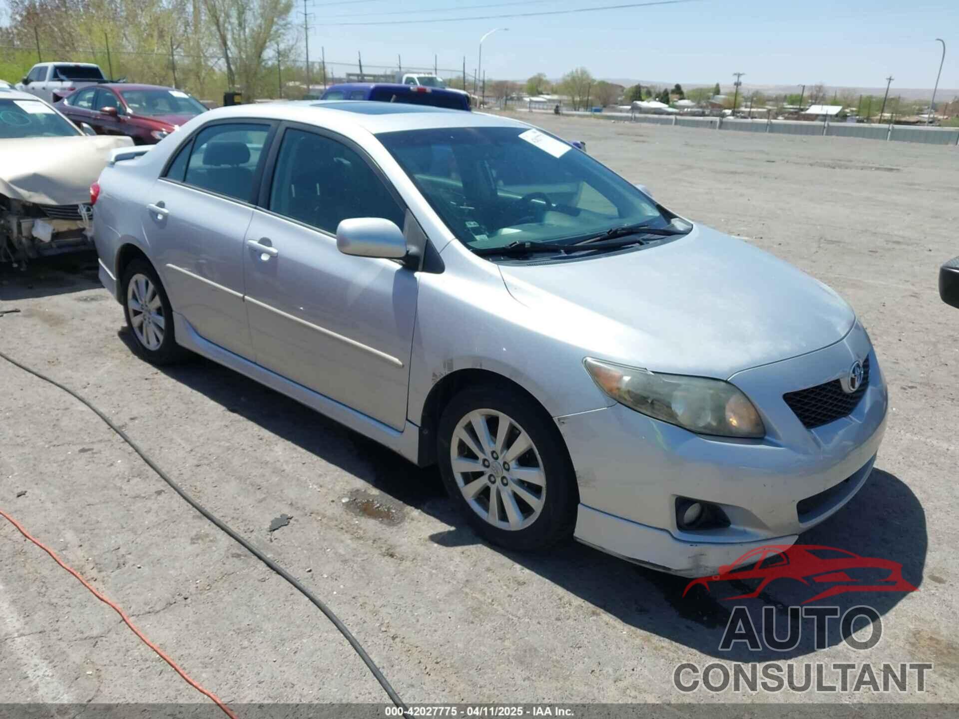 TOYOTA COROLLA 2009 - 1NXBU40EX9Z019026