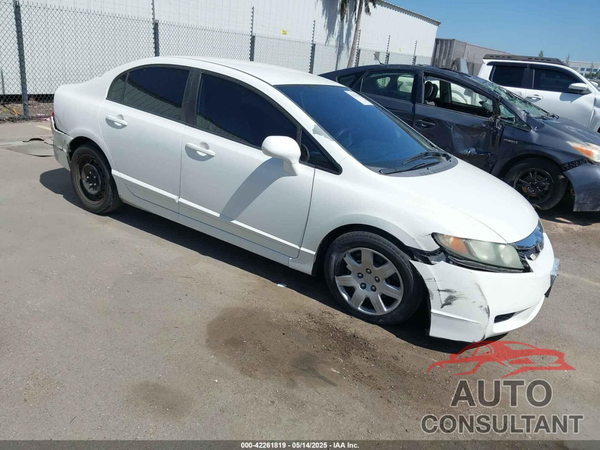 HONDA CIVIC 2009 - 19XFA16549E018876
