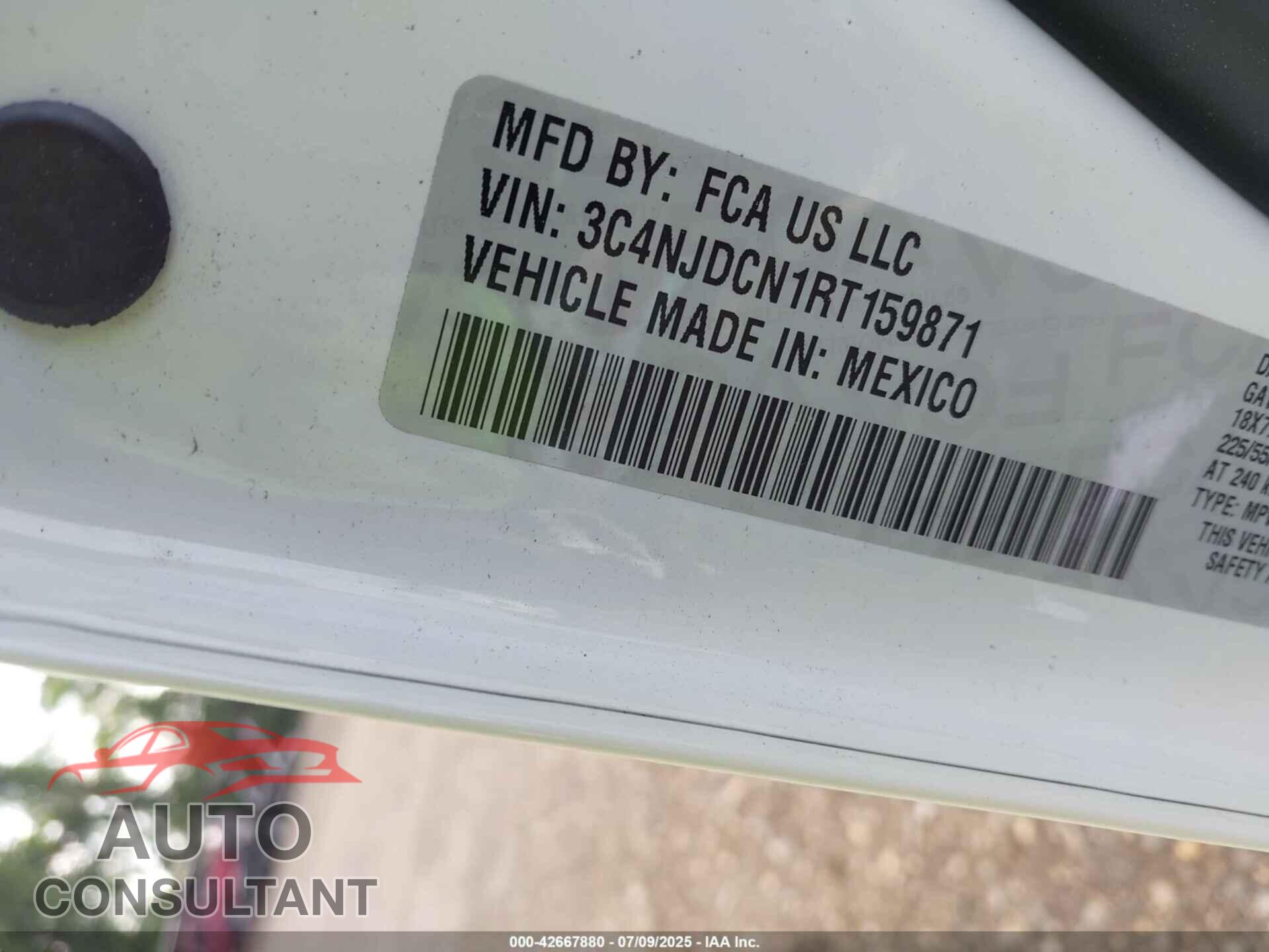 JEEP COMPASS 2024 - 3C4NJDCN1RT159871