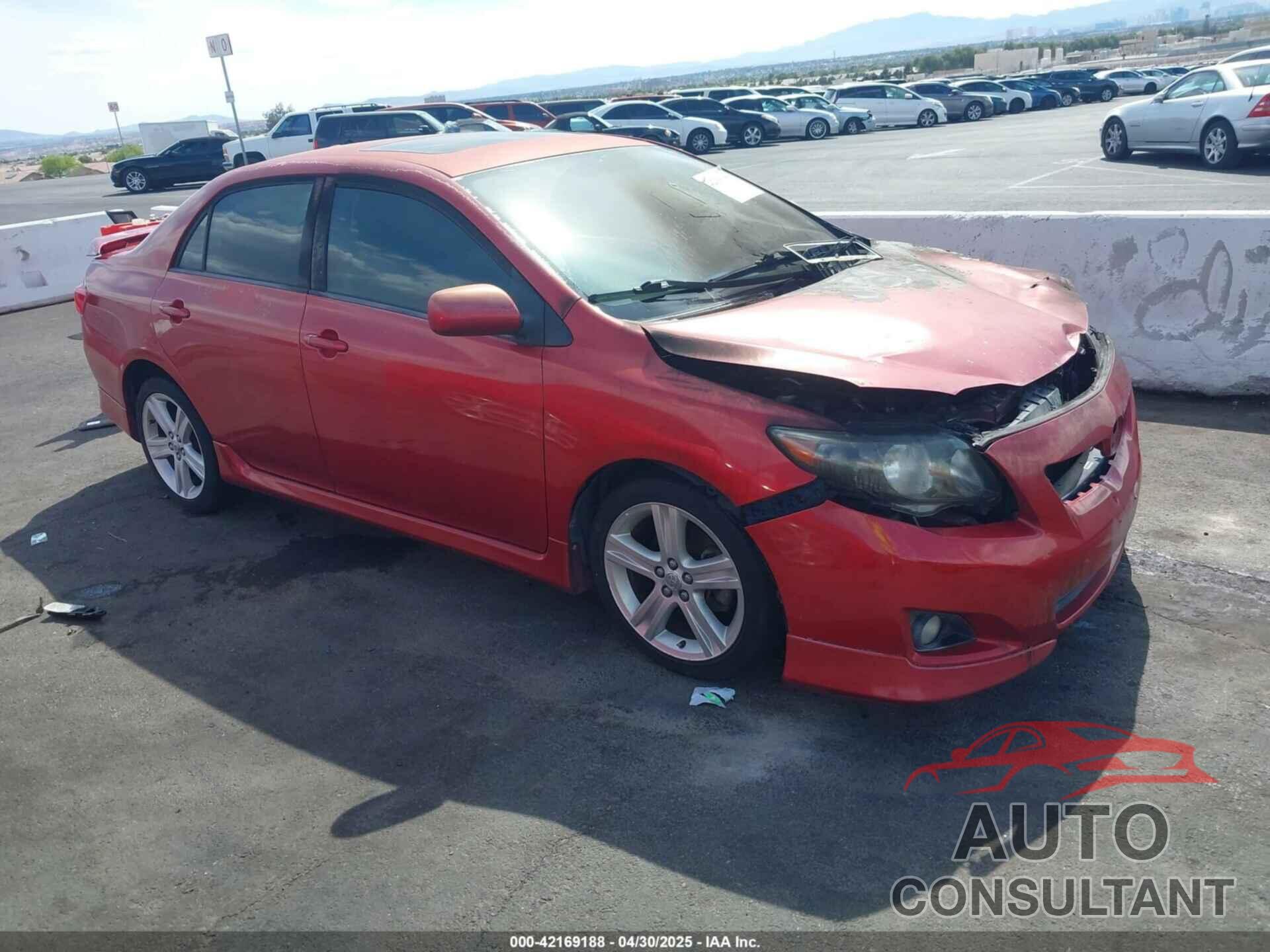 TOYOTA COROLLA 2009 - 1NXBE40E49Z011355
