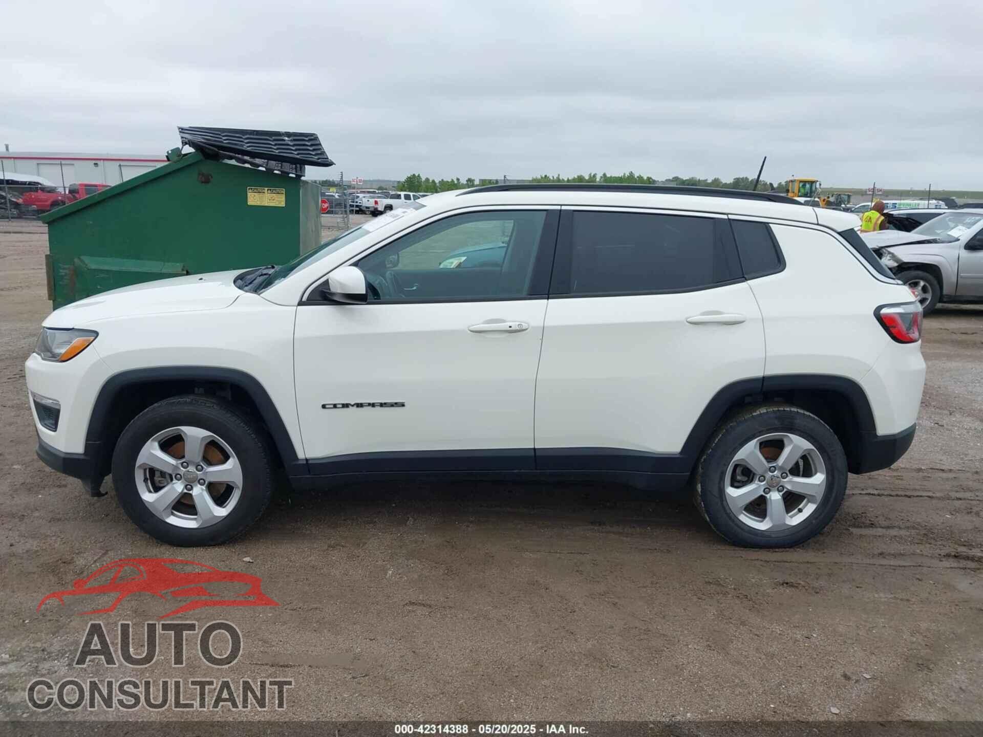 JEEP NEW COMPASS 2017 - 3C4NJDBB8HT628279