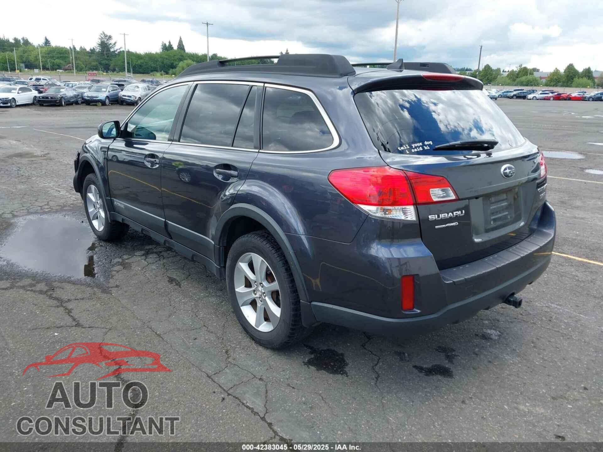 SUBARU OUTBACK 2013 - 4S4BRDKC7D2283824