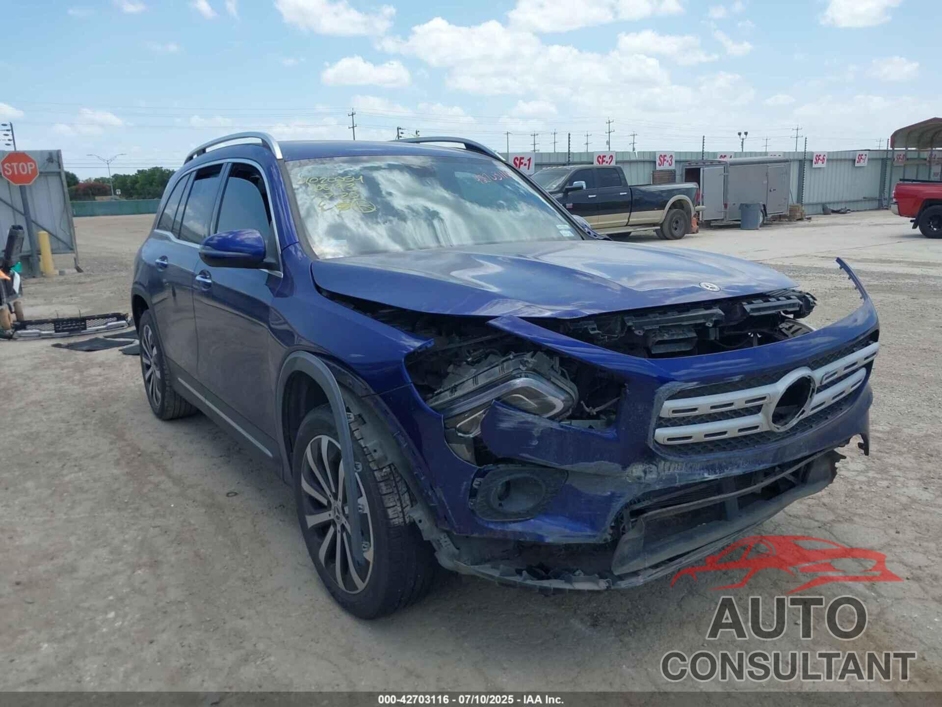 MERCEDES-BENZ GLB 250 2021 - W1N4M4GB6MW106193