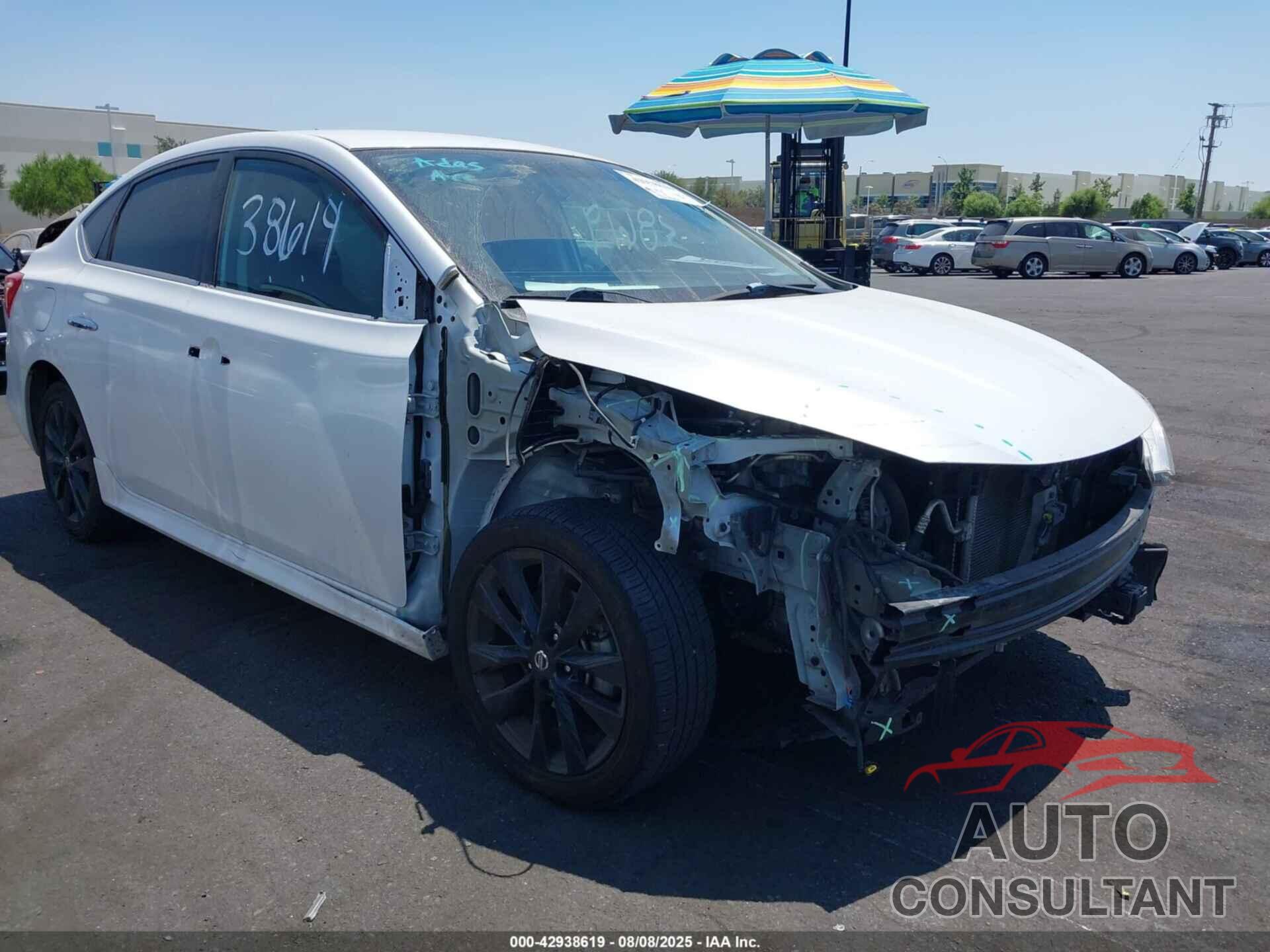 NISSAN SENTRA 2018 - 3N1AB7AP2JY322068