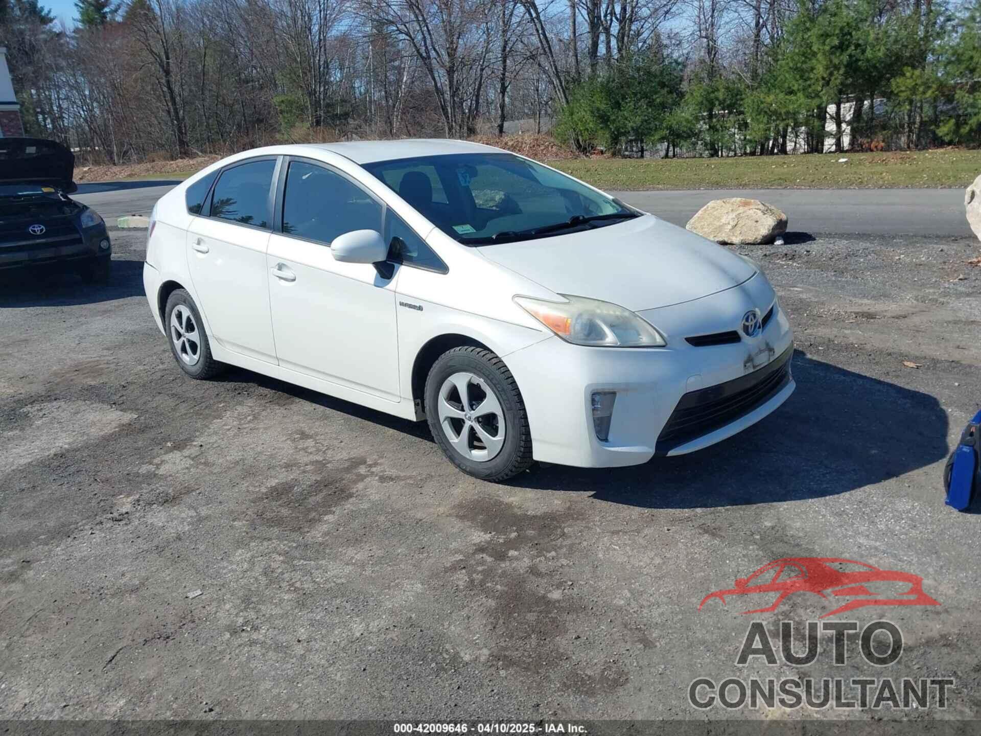 TOYOTA PRIUS 2012 - JTDKN3DU5C5394661