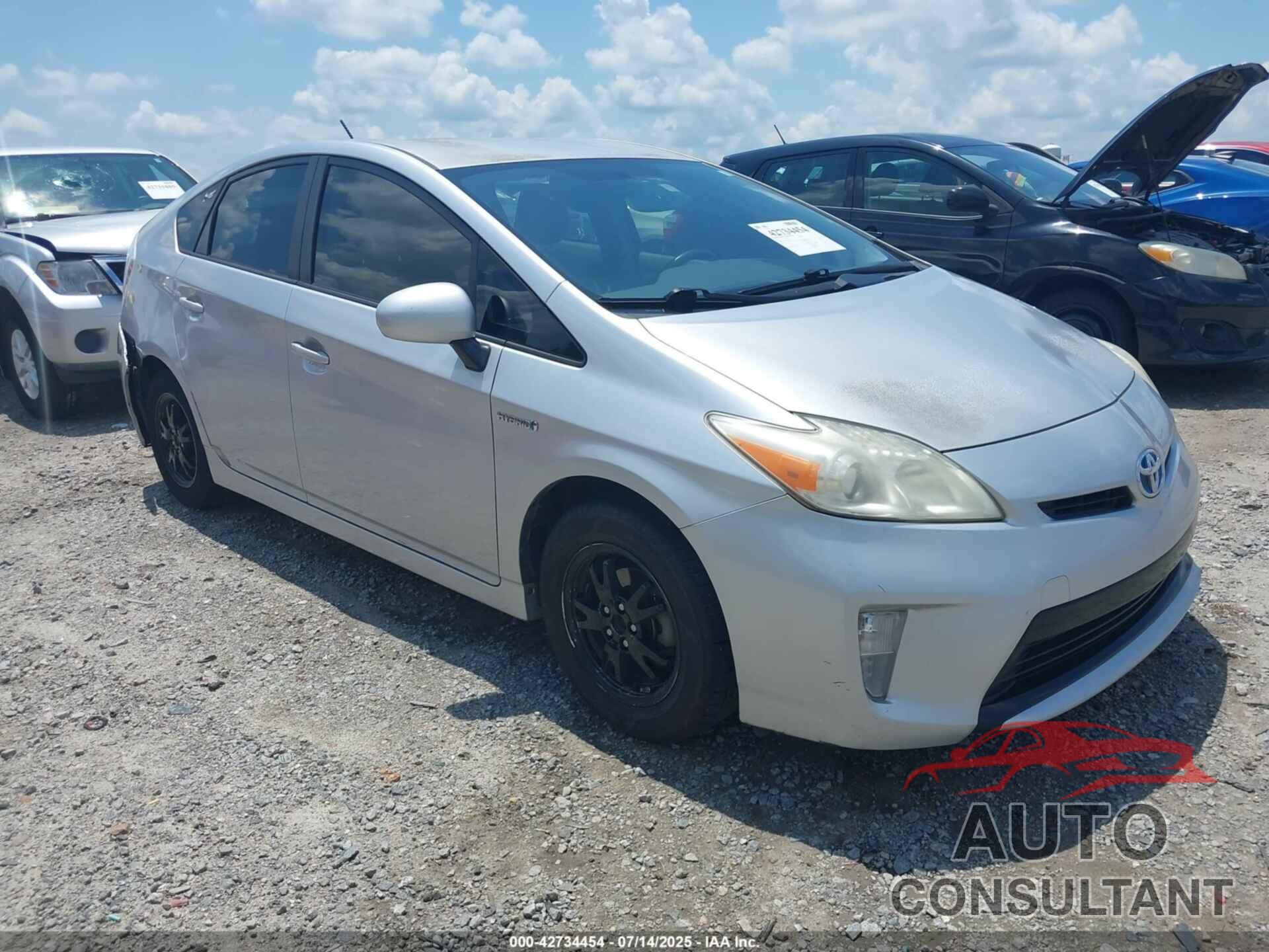 TOYOTA PRIUS 2012 - JTDKN3DU5C1605722