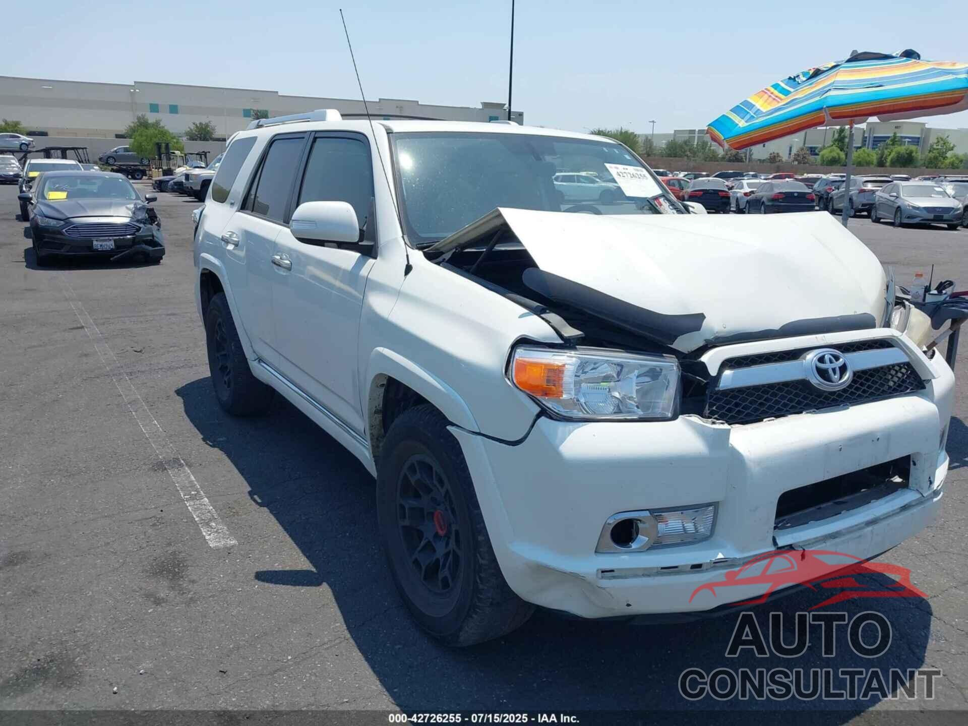 TOYOTA 4RUNNER 2012 - JTEZU5JR6C5036350