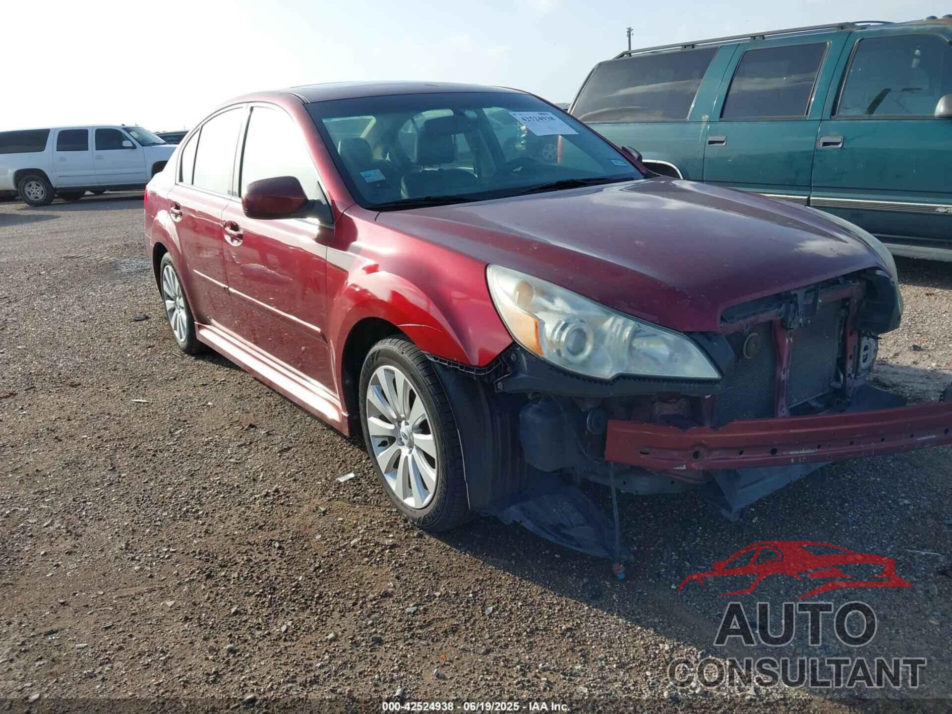 SUBARU LEGACY 2012 - 4S3BMCK66C3040781