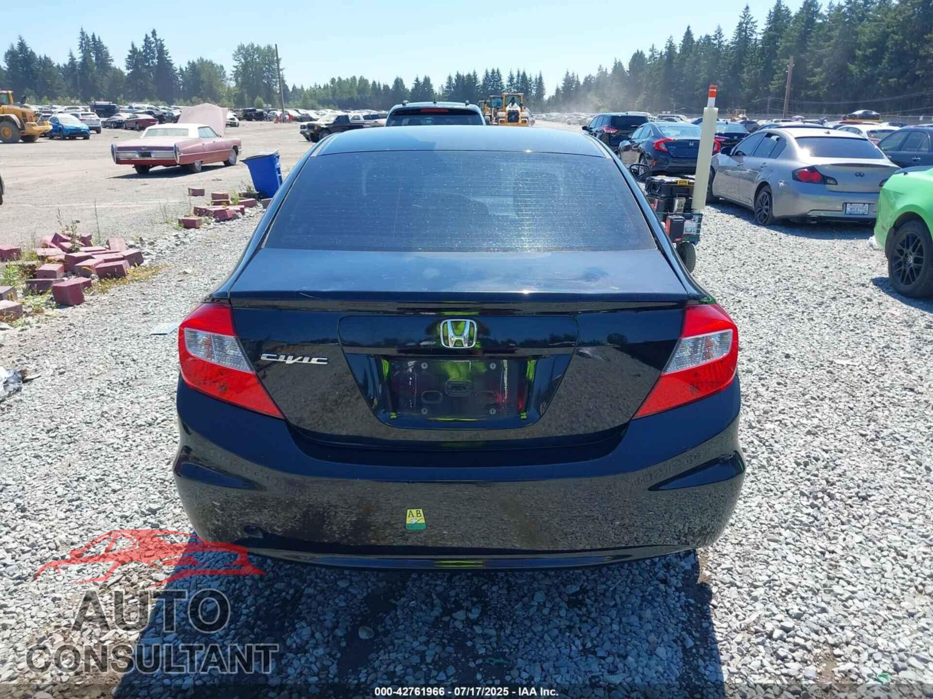 HONDA CIVIC 2012 - 19XFB2F85CE330483