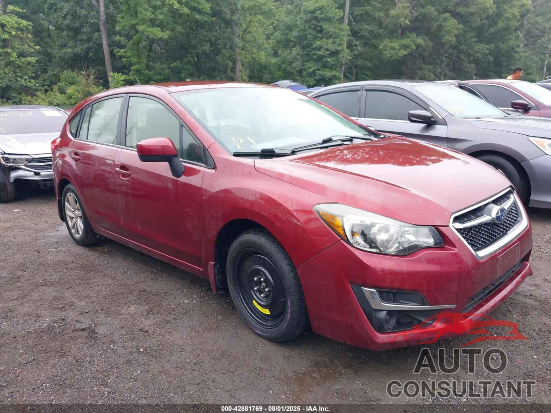 SUBARU IMPREZA 2016 - JF1GPAB6XG8287446