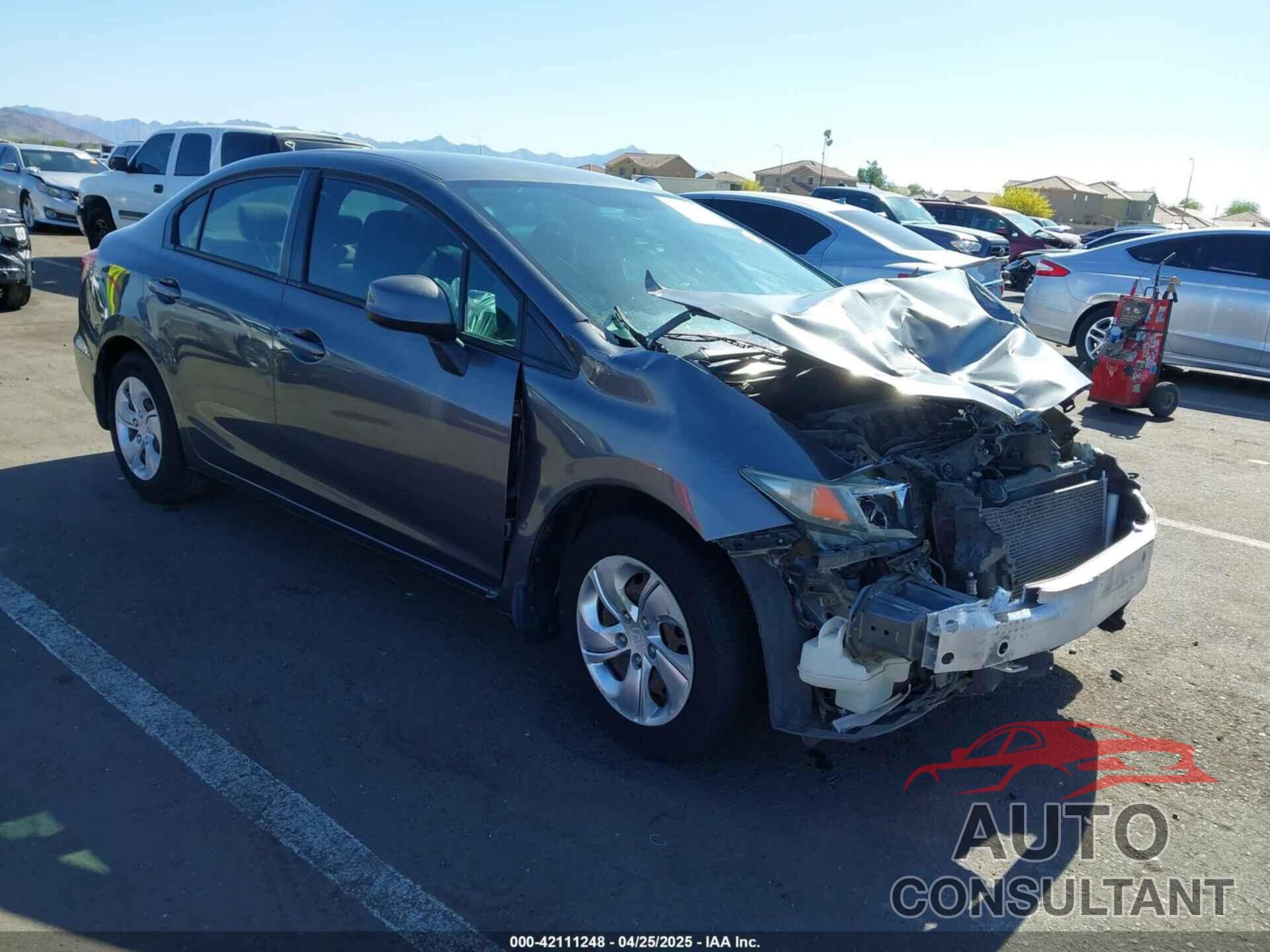 HONDA CIVIC 2013 - 2HGFB2F59DH300657
