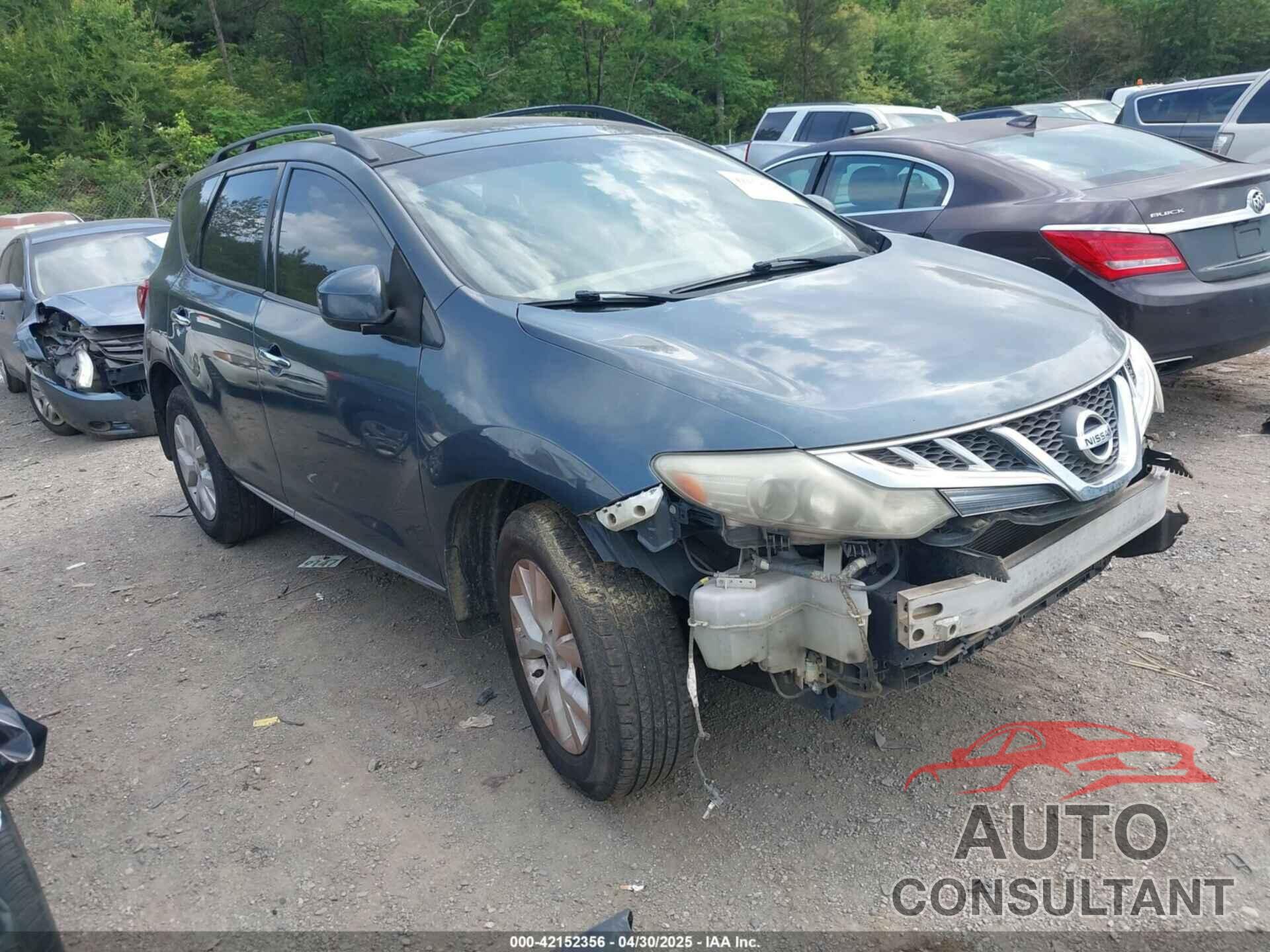 NISSAN MURANO 2012 - JN8AZ1MU7CW102026
